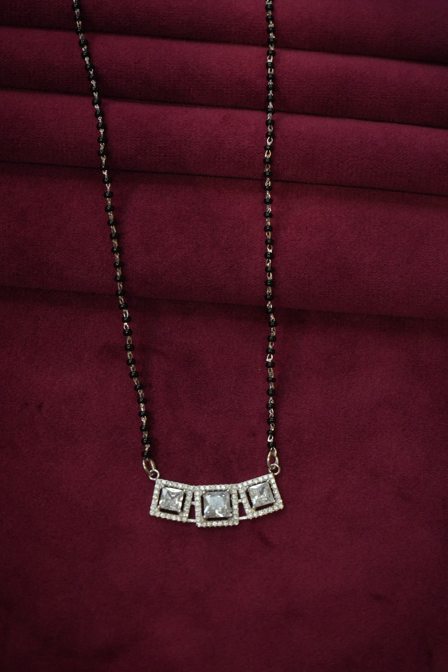SILVER MANGALSUTRA MG017