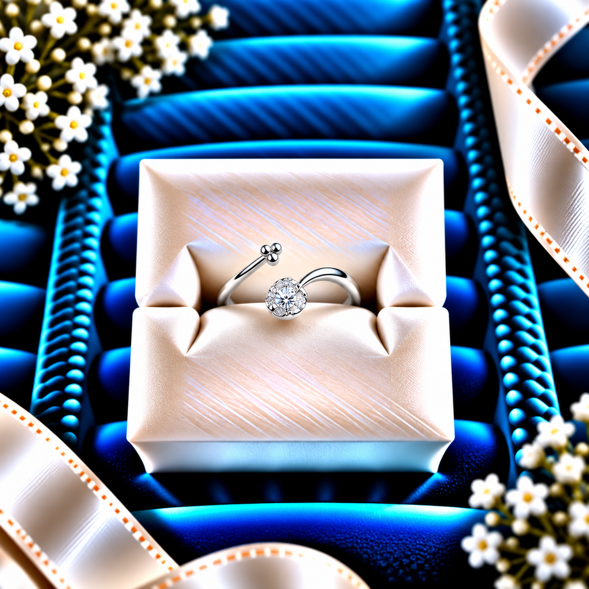 925 SILVER ADJUSTABLE RING GR696
