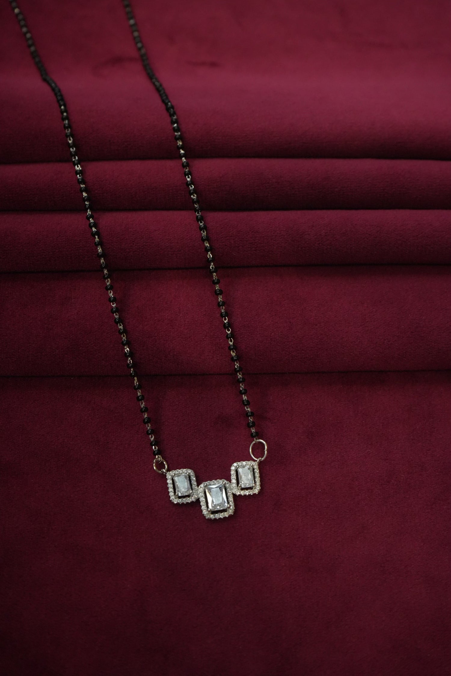 SILVER MANGALSUTRA MG020