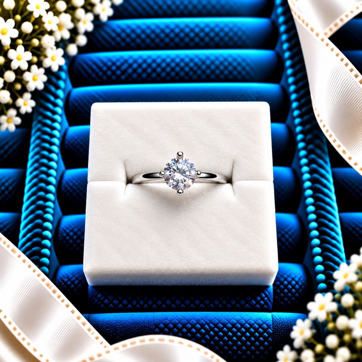 925 SILVER RING SIZE 5 GR162
