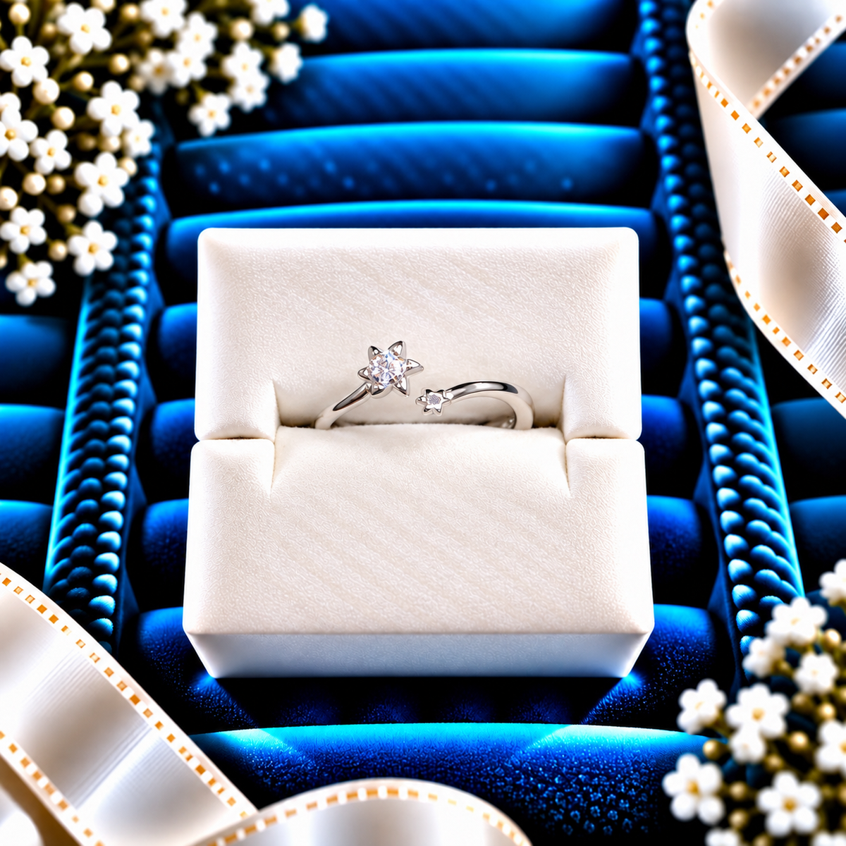 925 SILVER ADJUSTABLE RING GR715