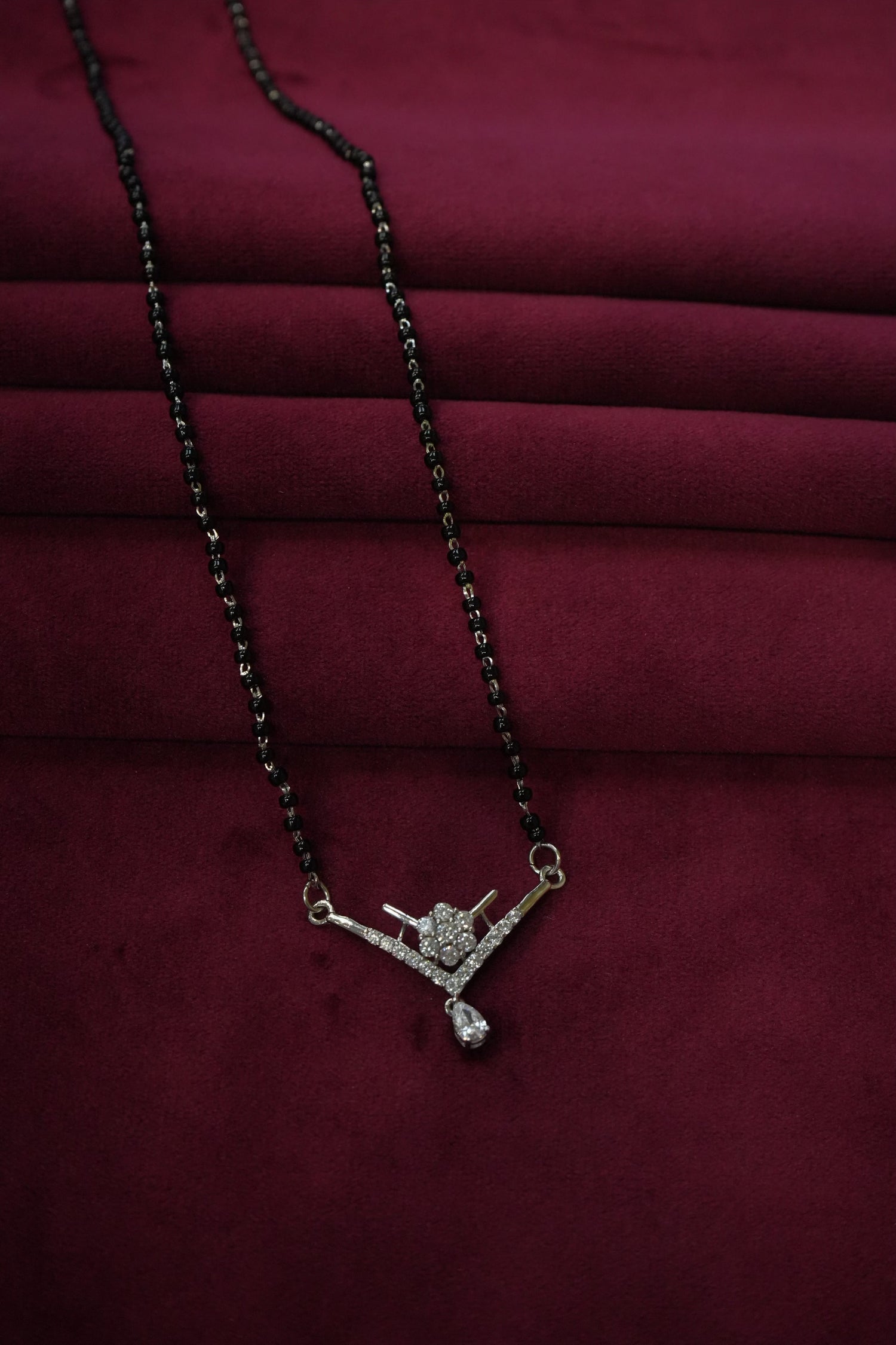 SILVER MANGALSUTRA MG007