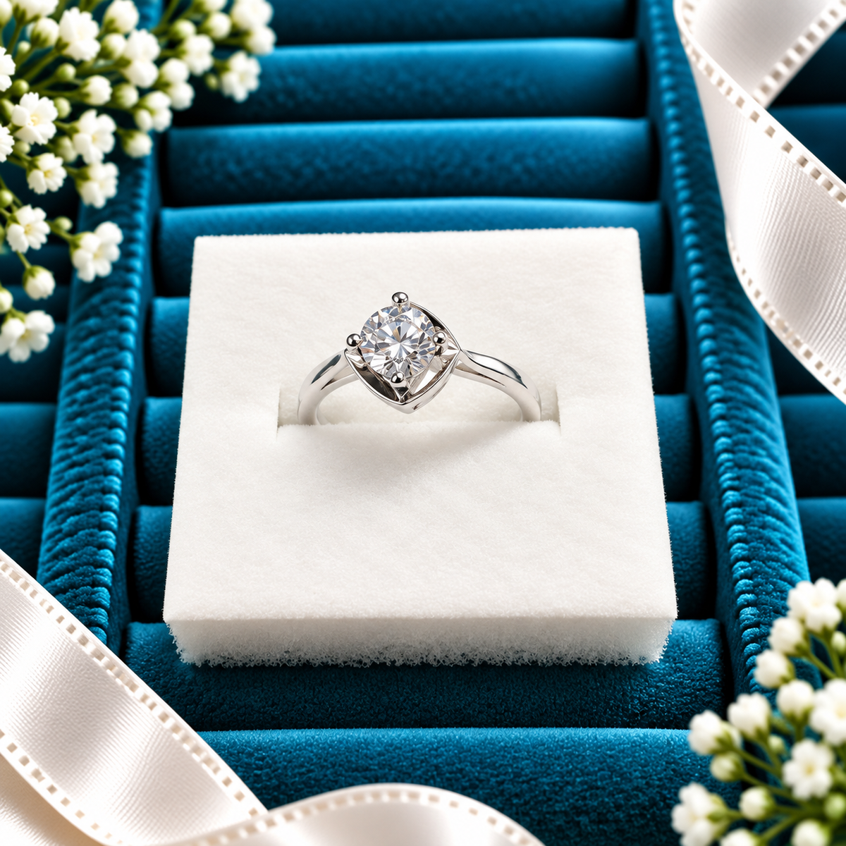 925 SILVER RING SIZE 5 GR106