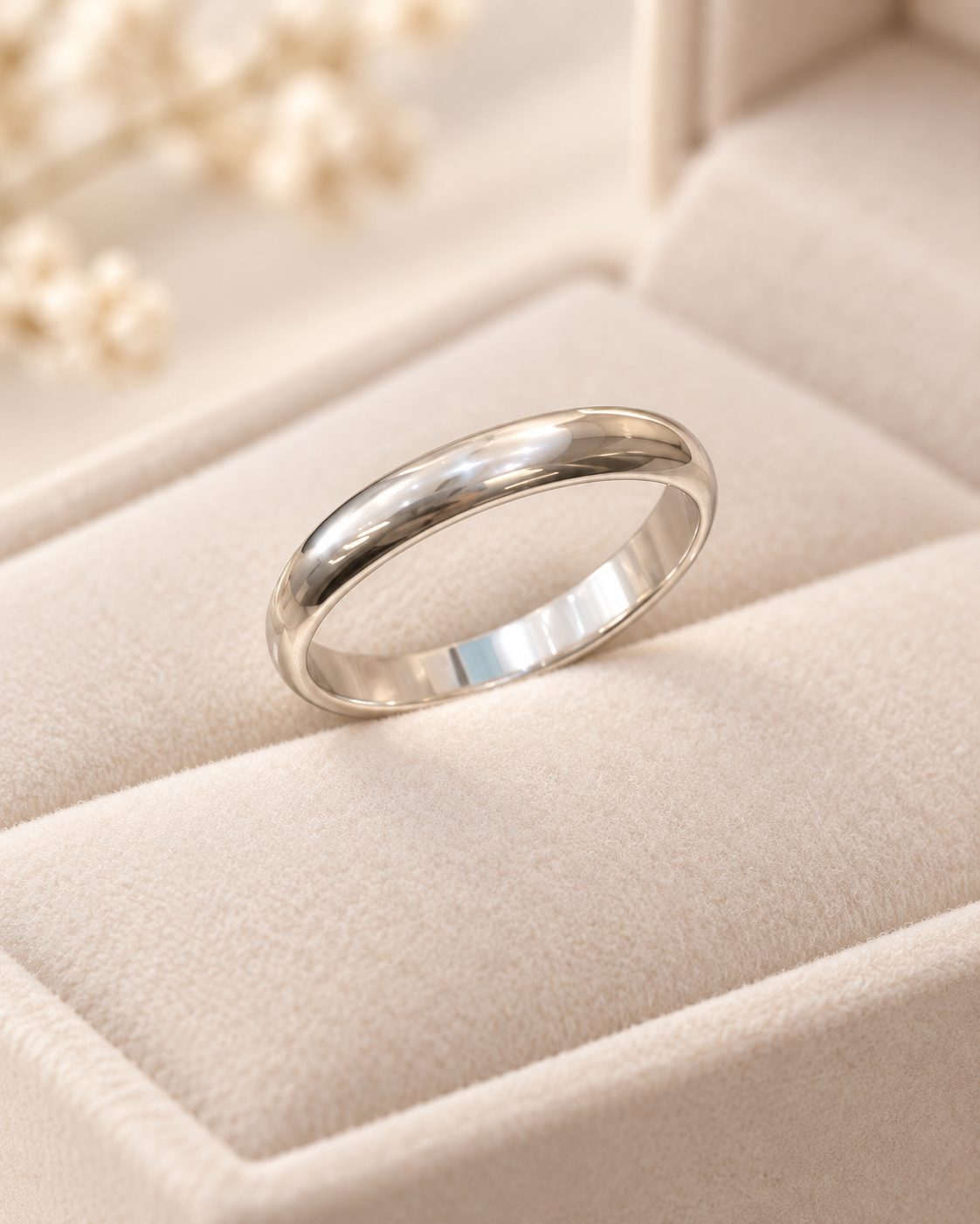 PURE SILVER BAND SIZE 13 PB147
