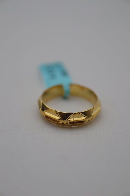 GOLD PLATED BAND SIZE 10 GPI094