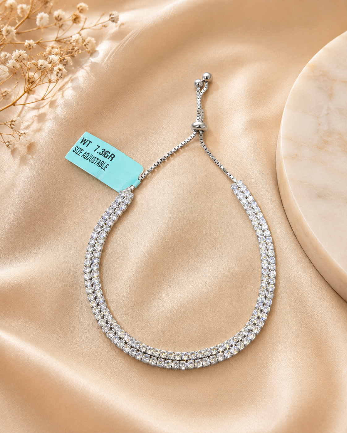 925 SILVER ADJUSTABLE BRACELET GB267