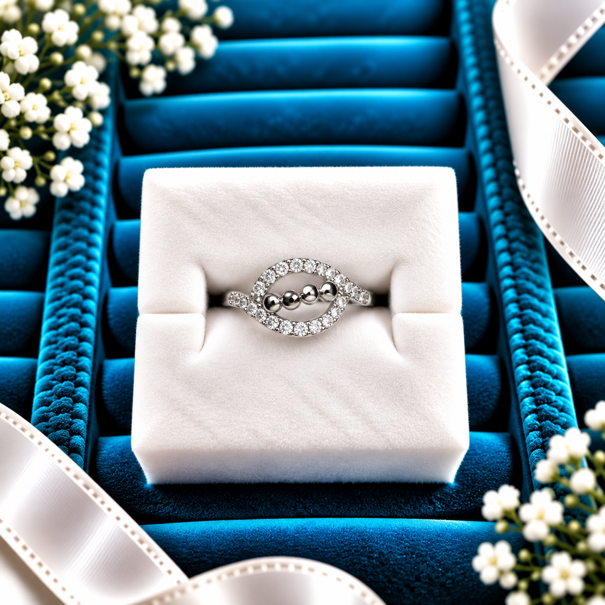 925 SILVER RING SIZE 5 GR054