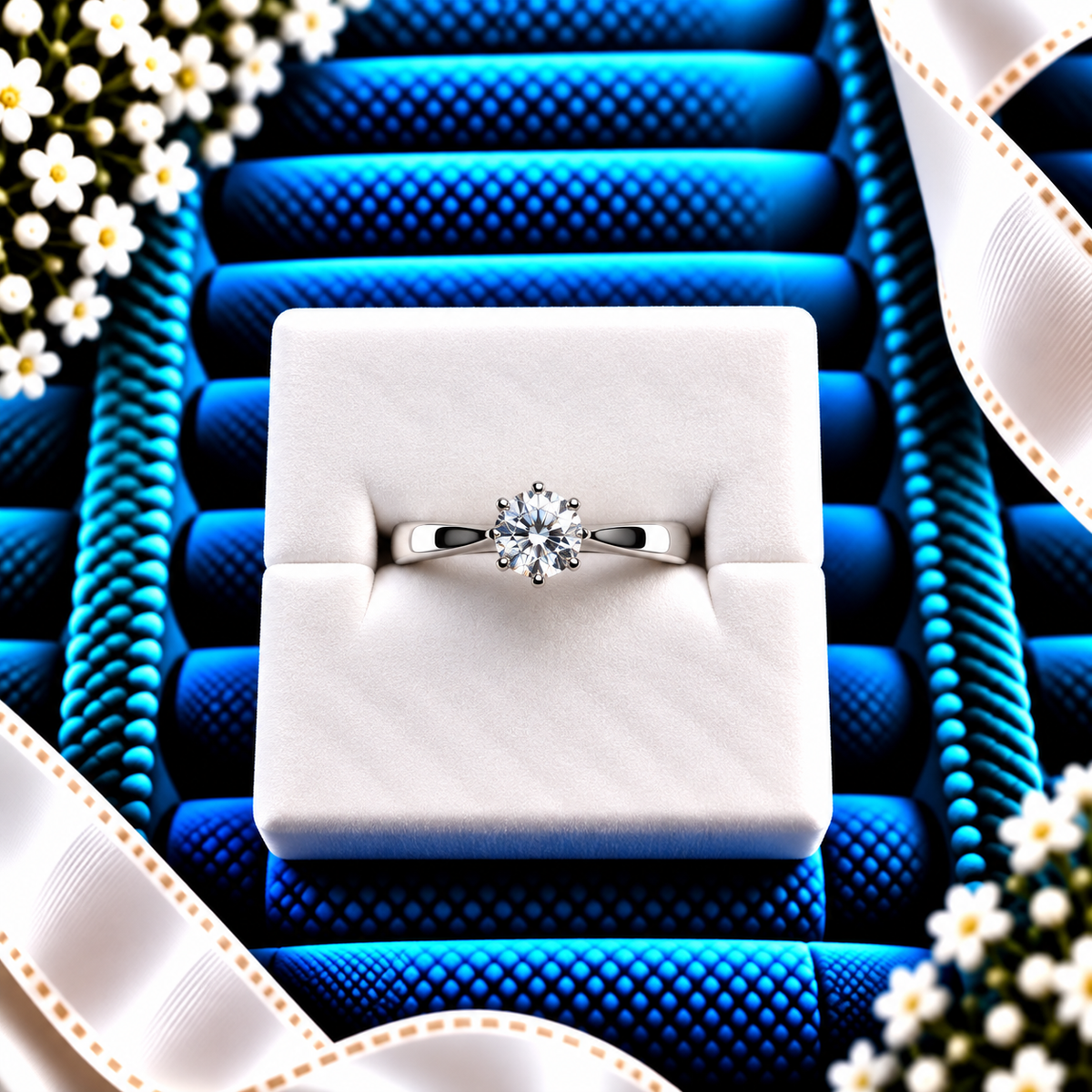 925 SILVER RING SIZE 6 GR313