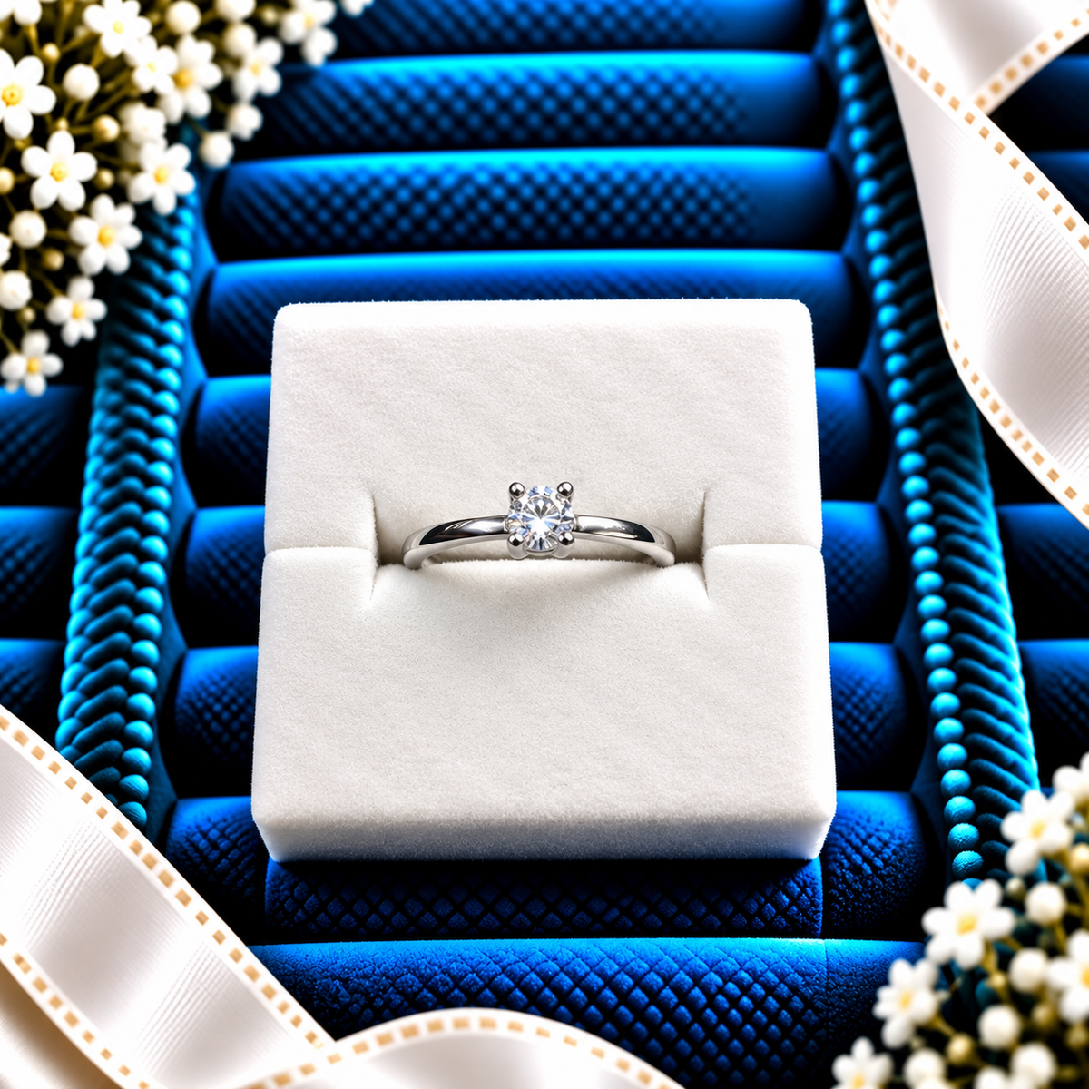 925 SILVER RING SIZE 5 GR078