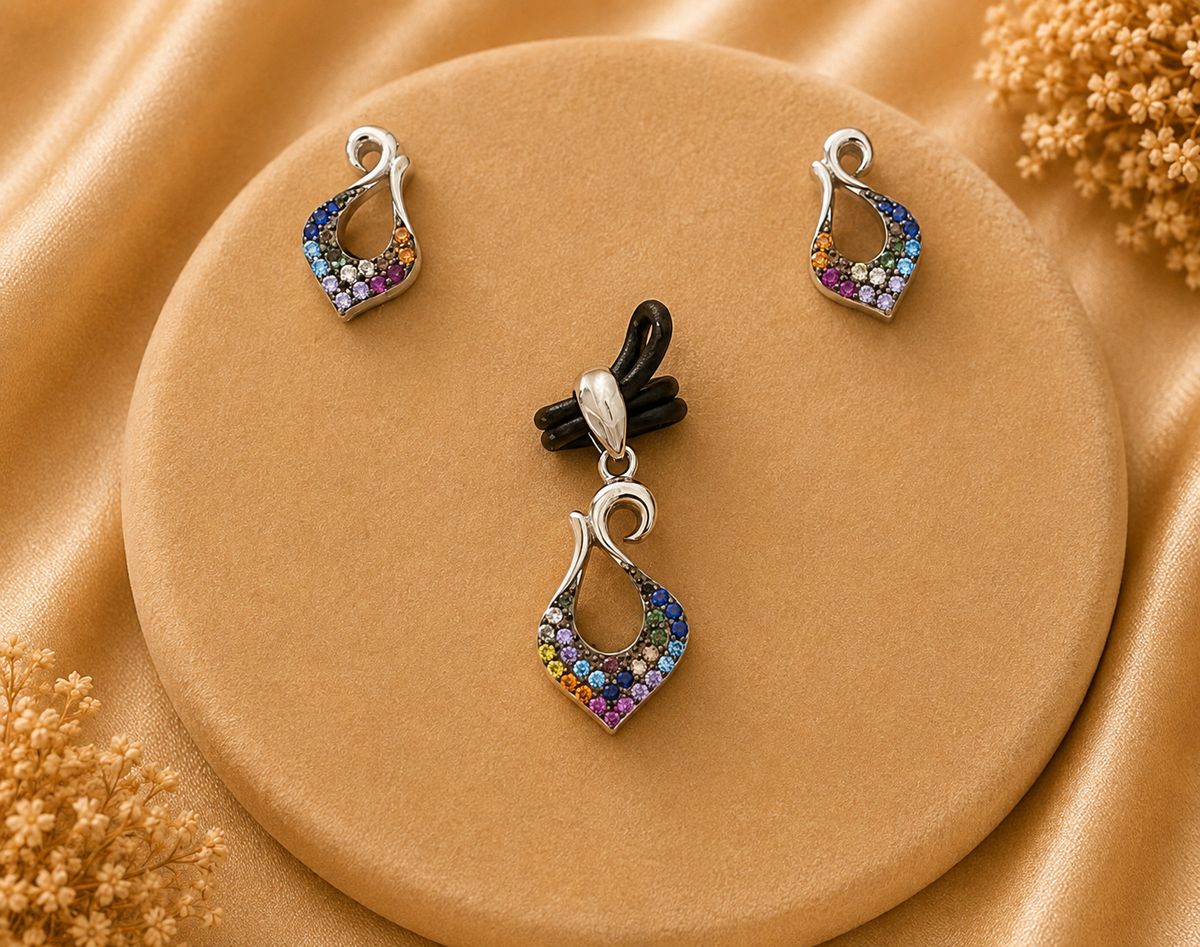 925 SILVER PENDANT SET PS026
