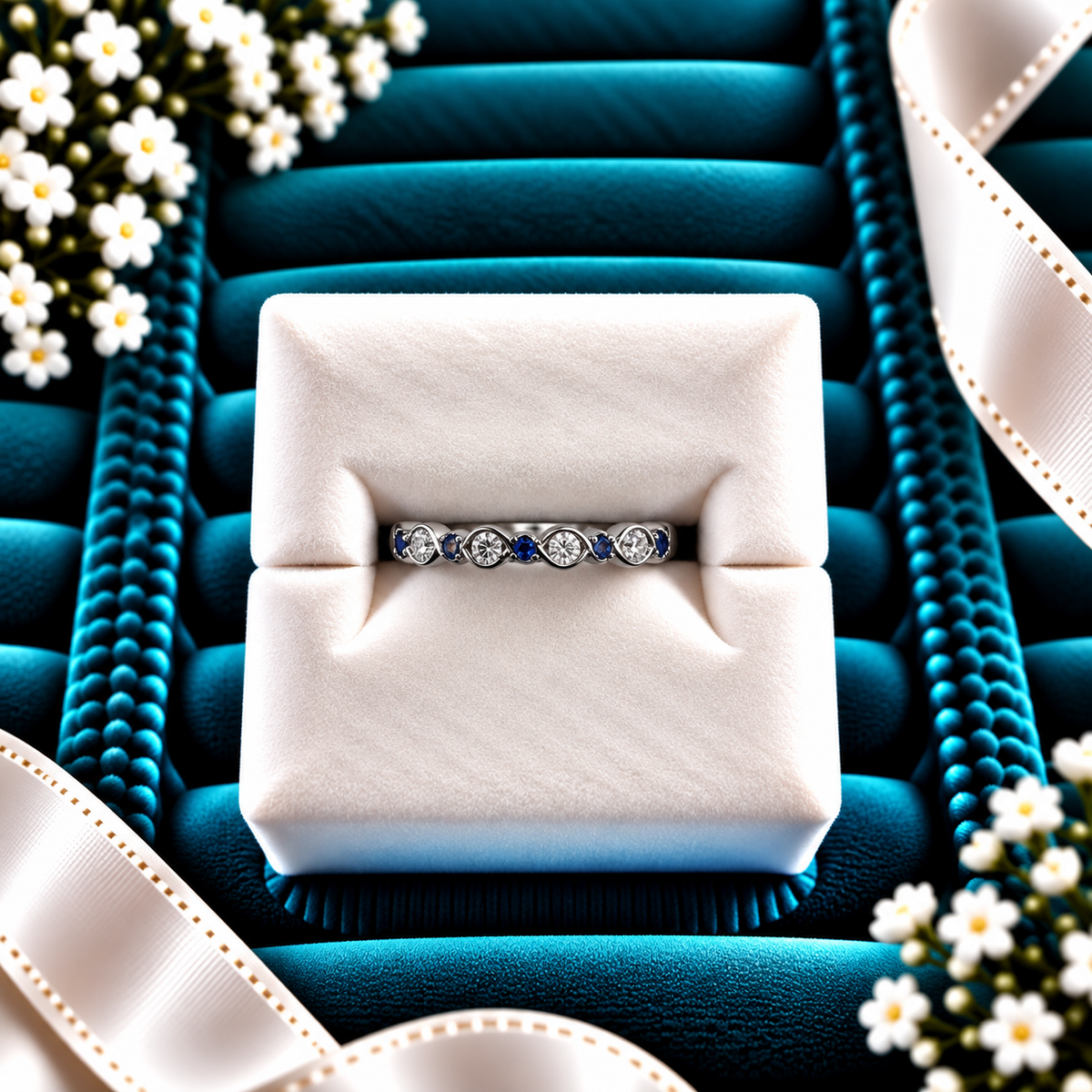 925 SILVER RING SIZE 6 GR343