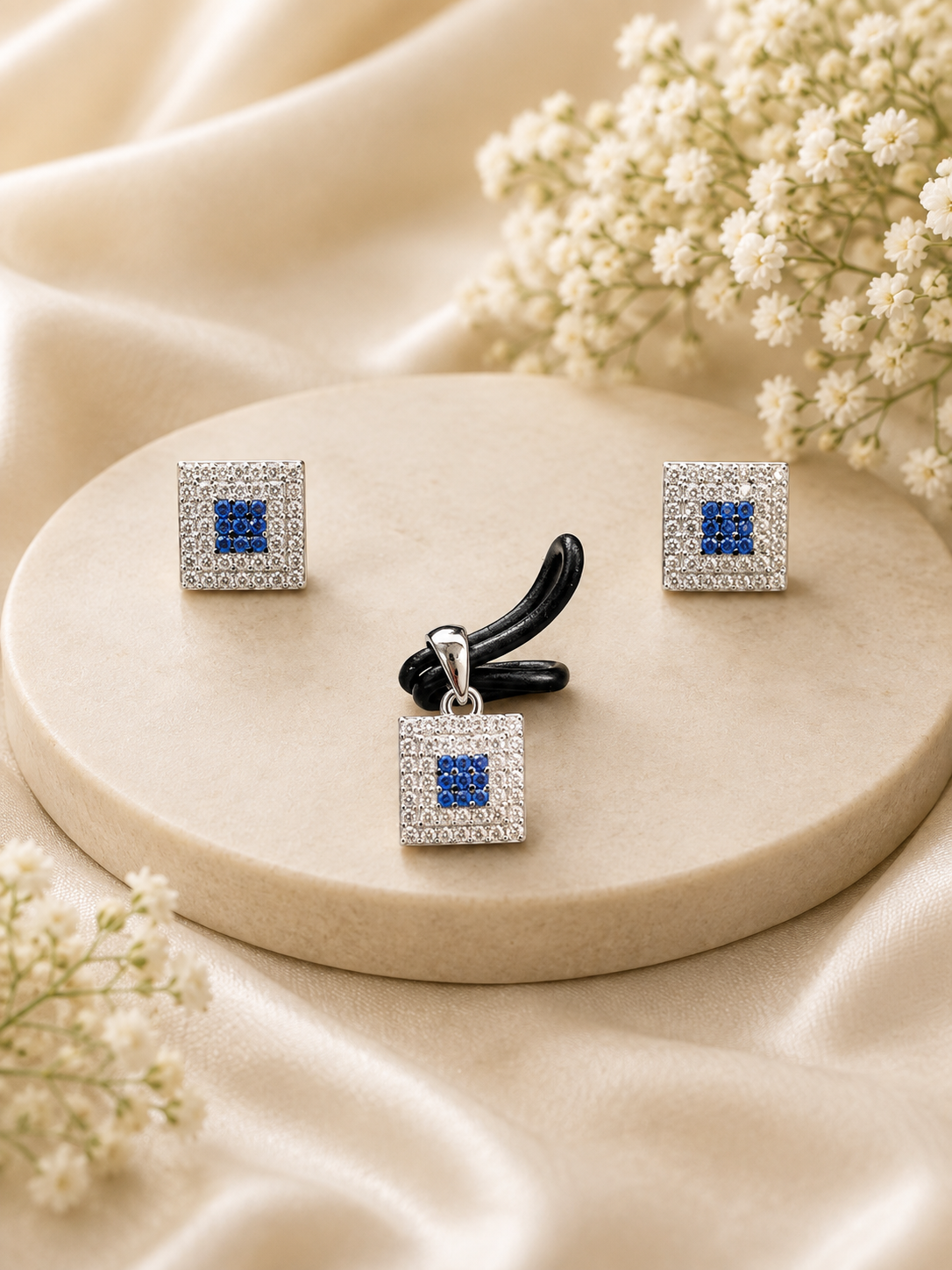 925 SILVER PENDANT SET PS093