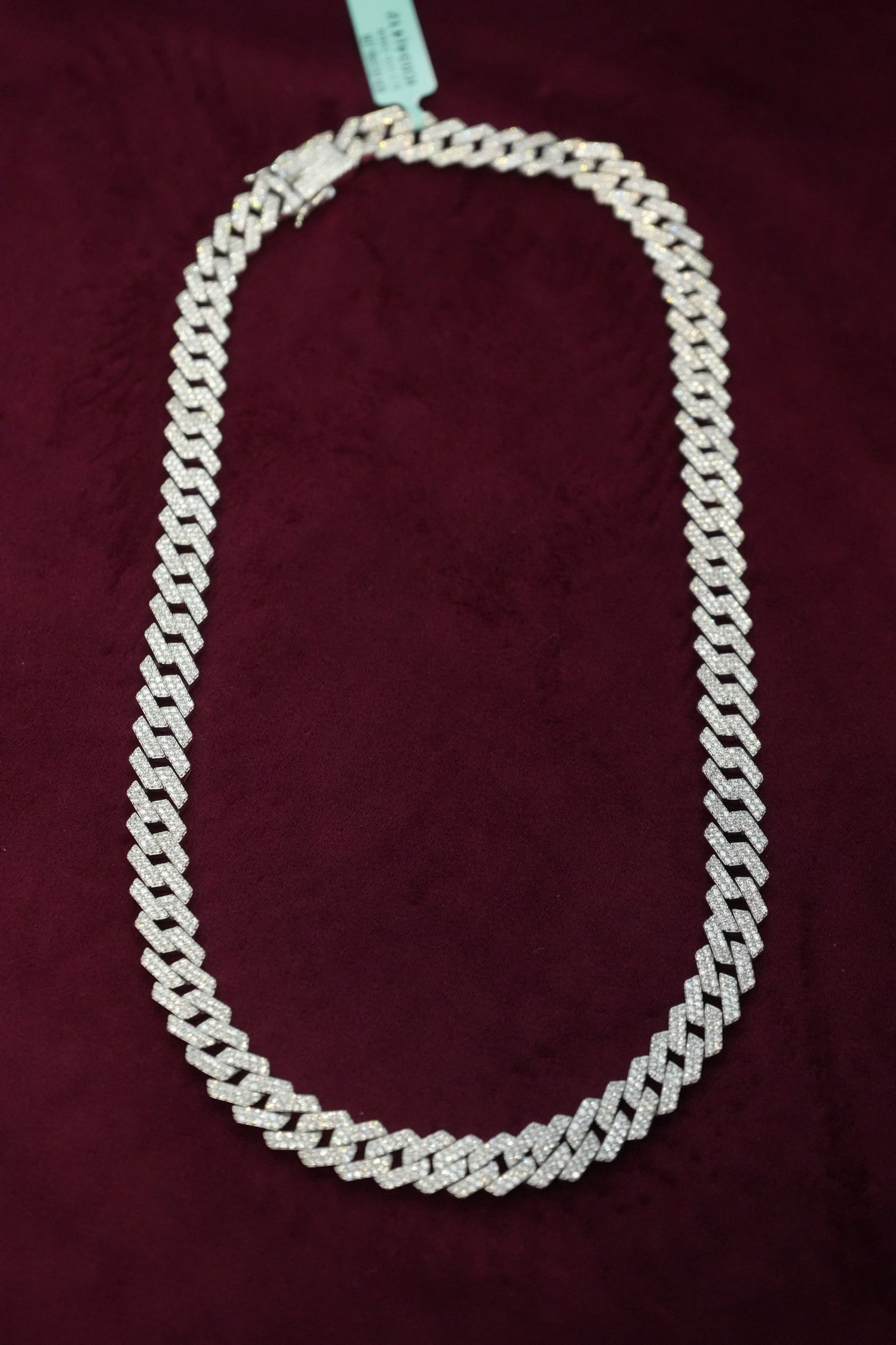 SILVER  ICED CHAIN IC022