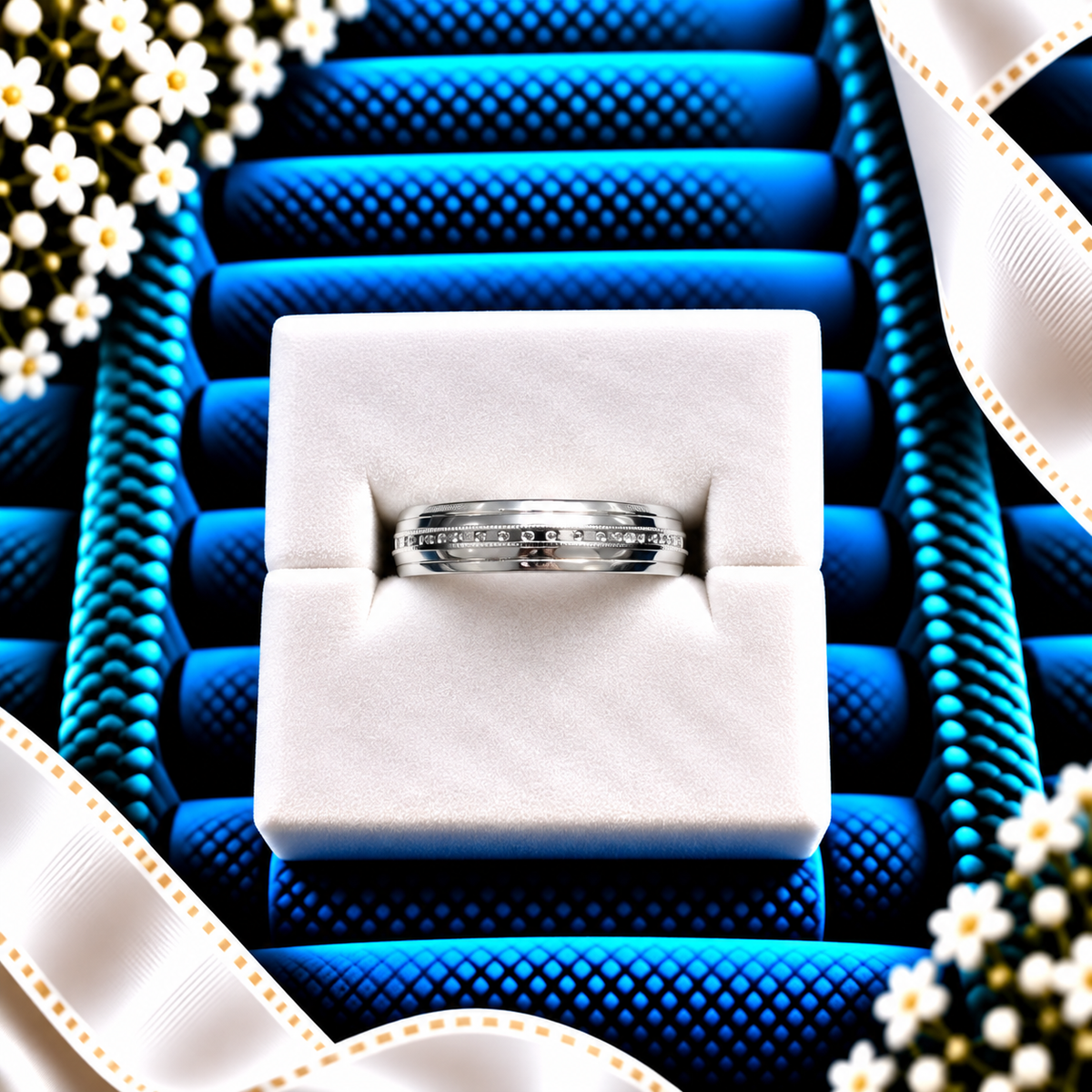 925 SILVER RING SIZE 6 GR744