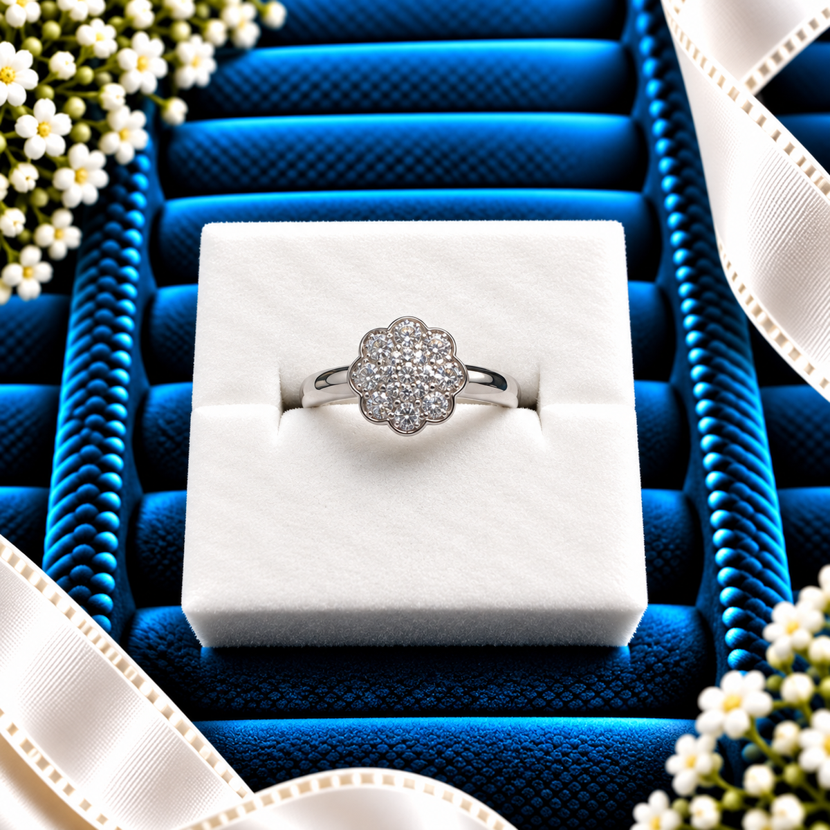 925 SILVER RING SIZE 5 GR040