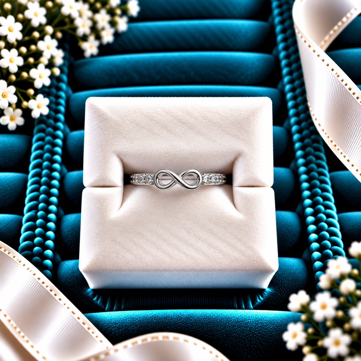 925 SILVER RING SIZE 6 GR324