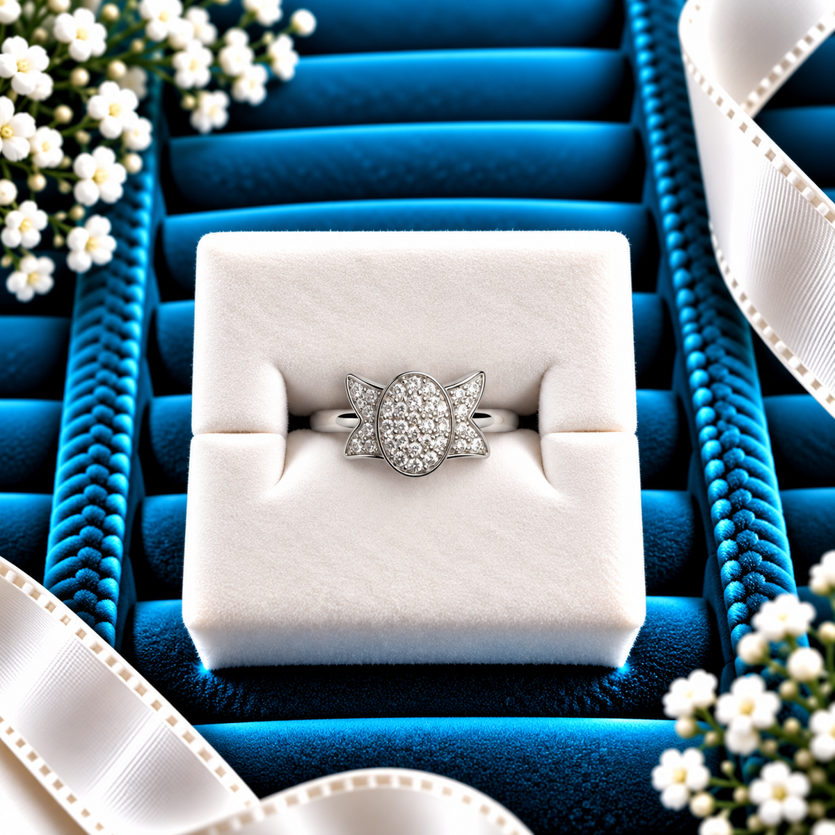 925 SILVER RING SIZE 5 GR134