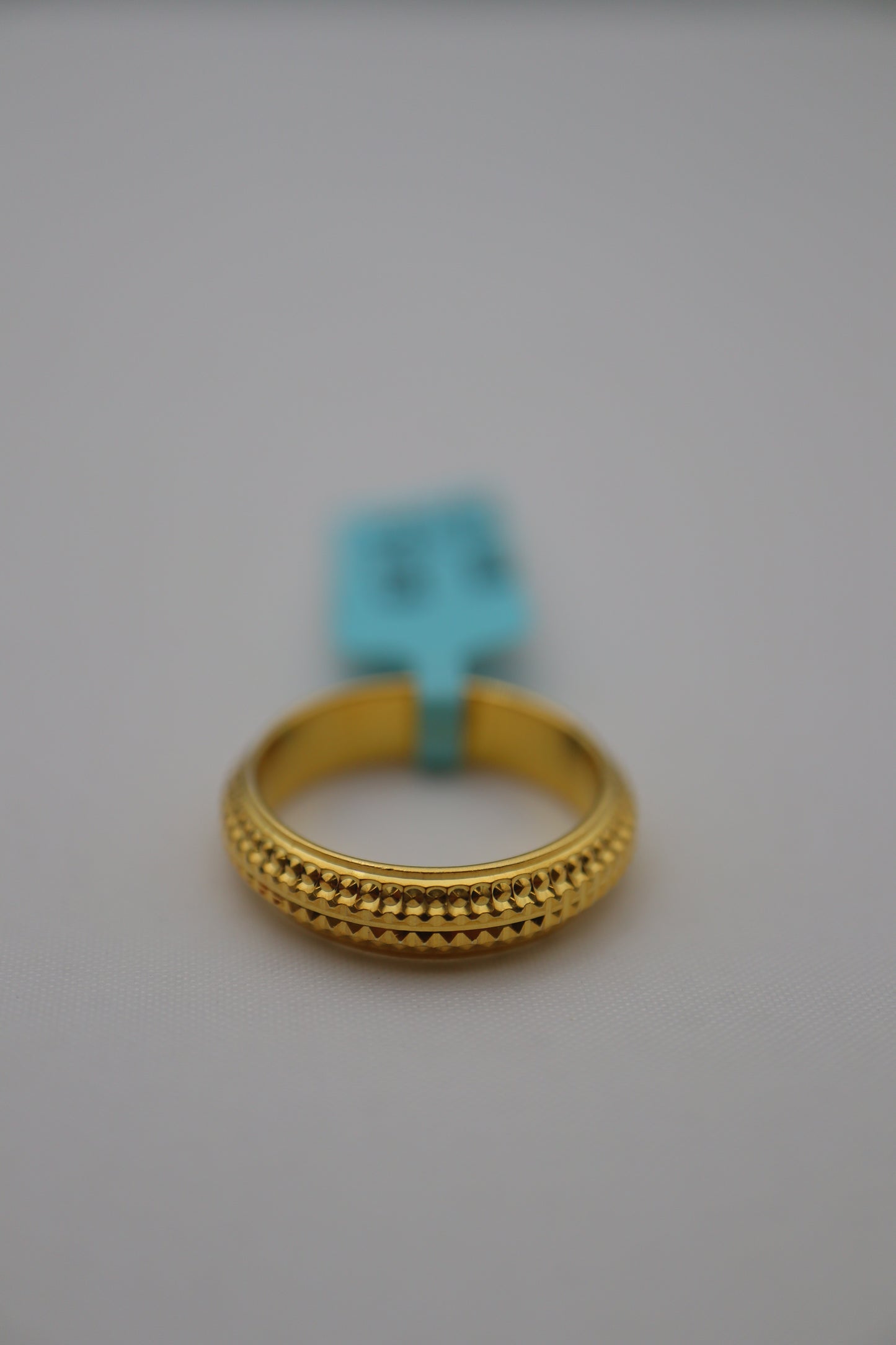 GOLD PLATED BAND SIZE 7 GPI096