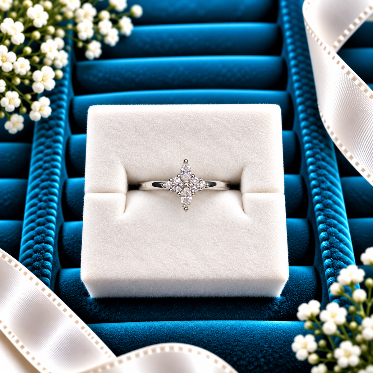 925 SILVER RING SIZE 5 GR102