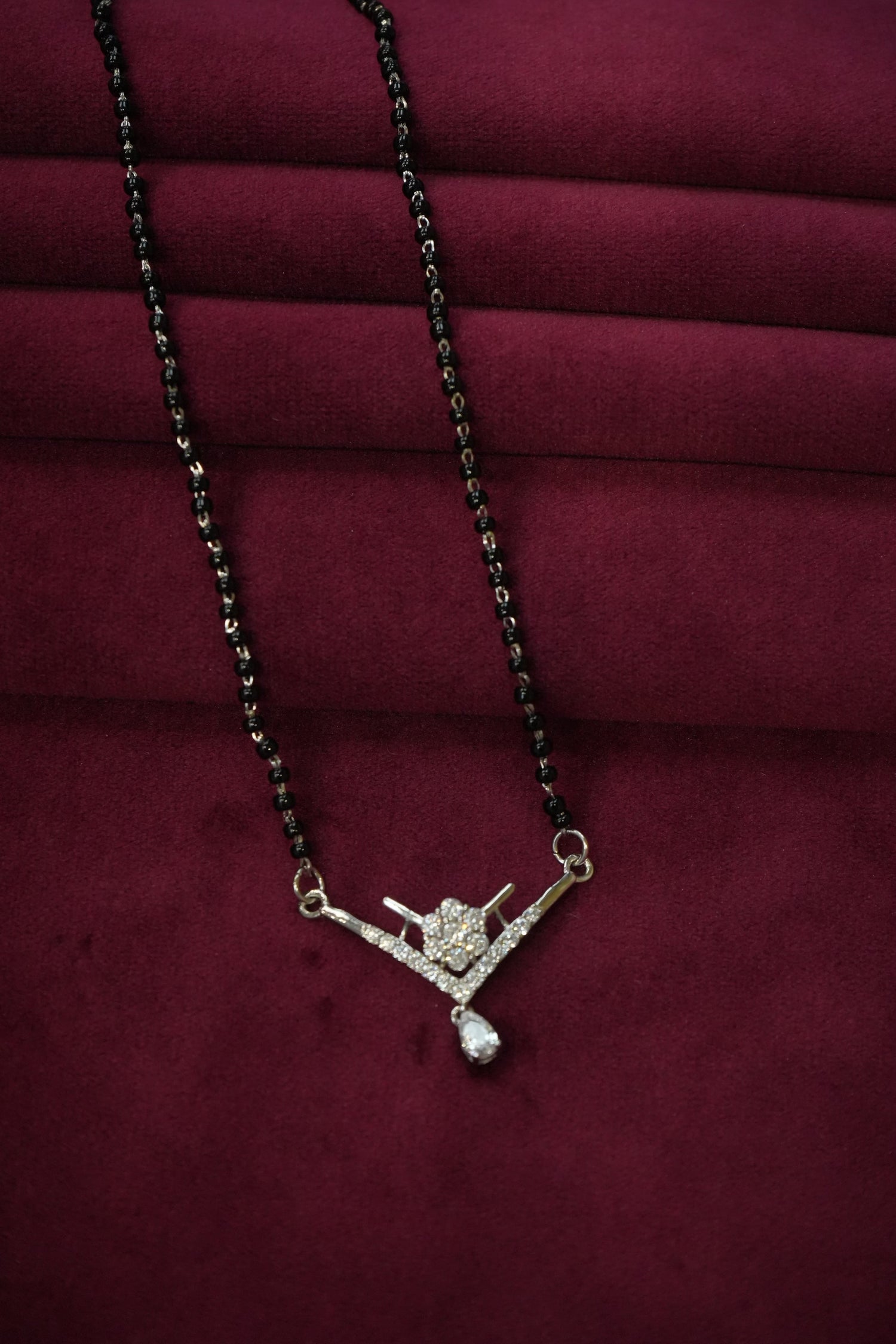 SILVER MANGALSUTRA MG007