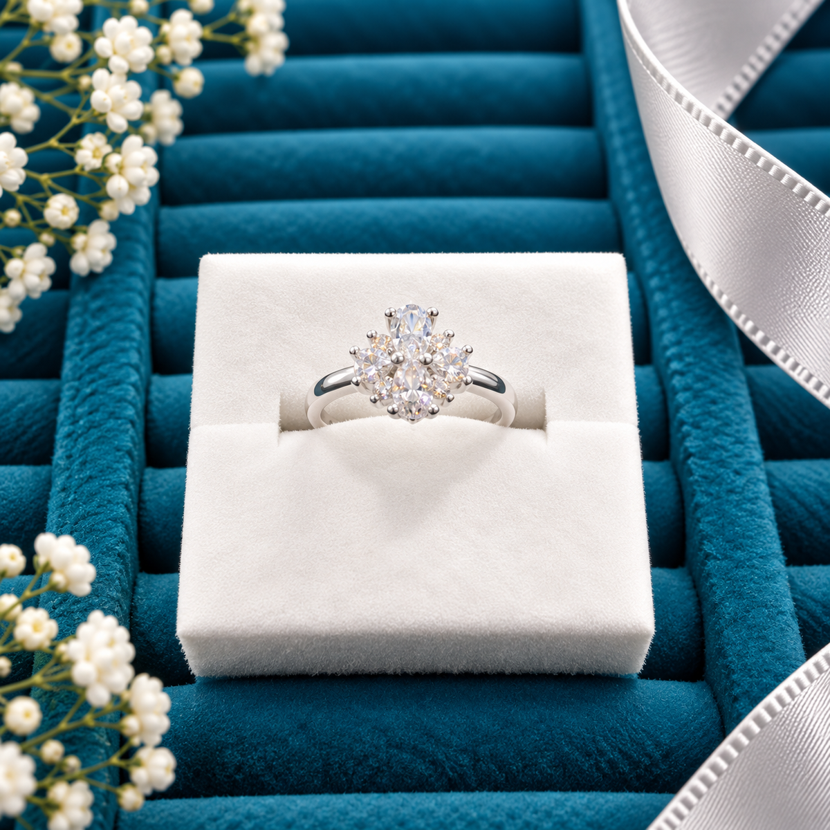 925 SILVER RING SIZE 5 GR191