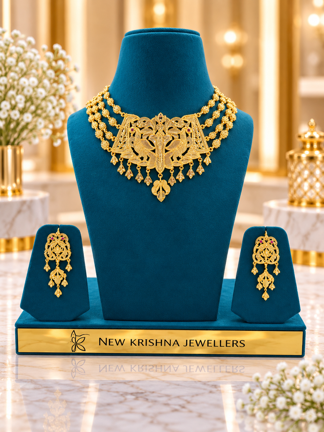 PURE SILVER GOLD PLATED SET GP060