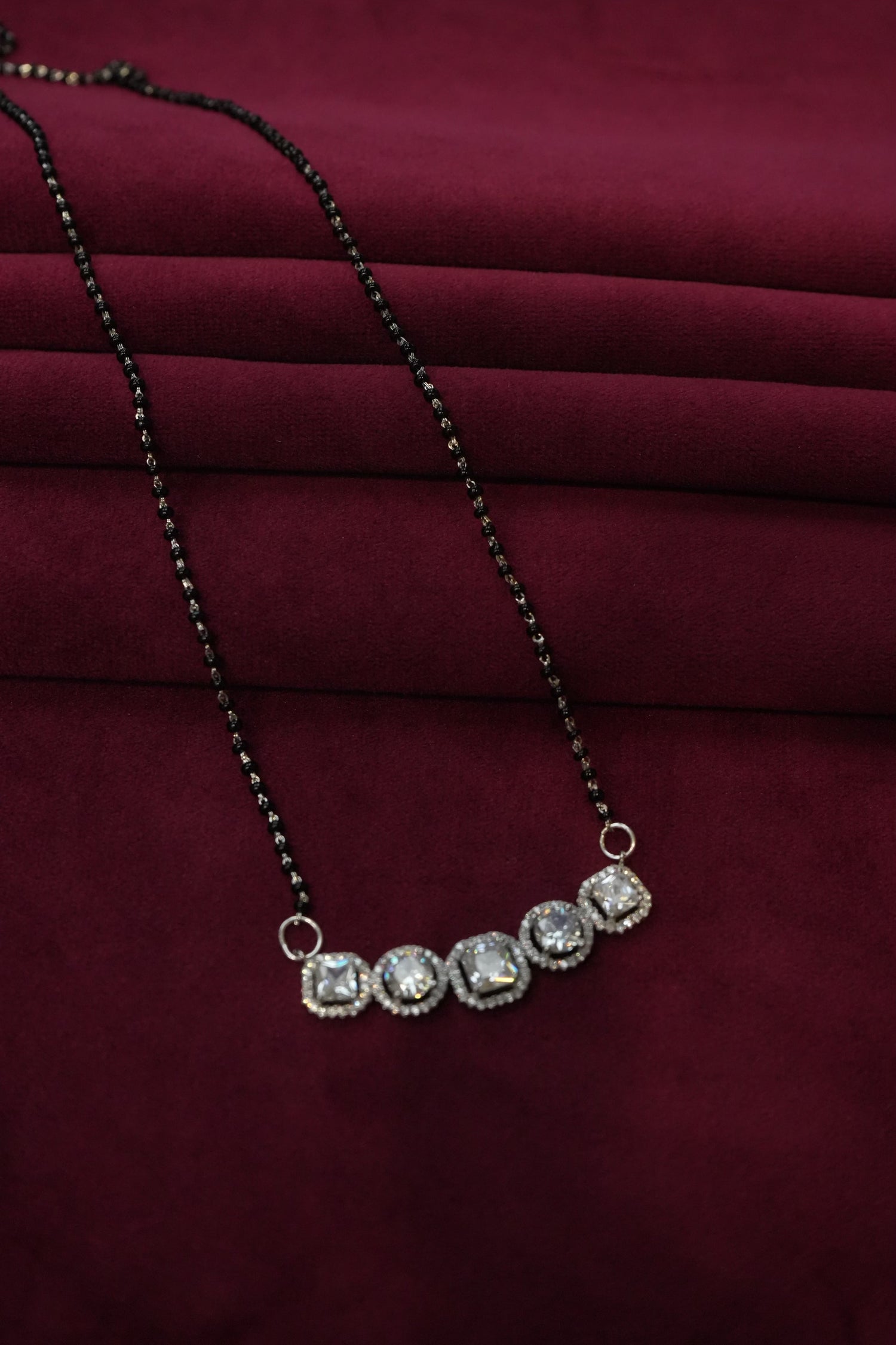 SILVER MANGALSUTRA MG019