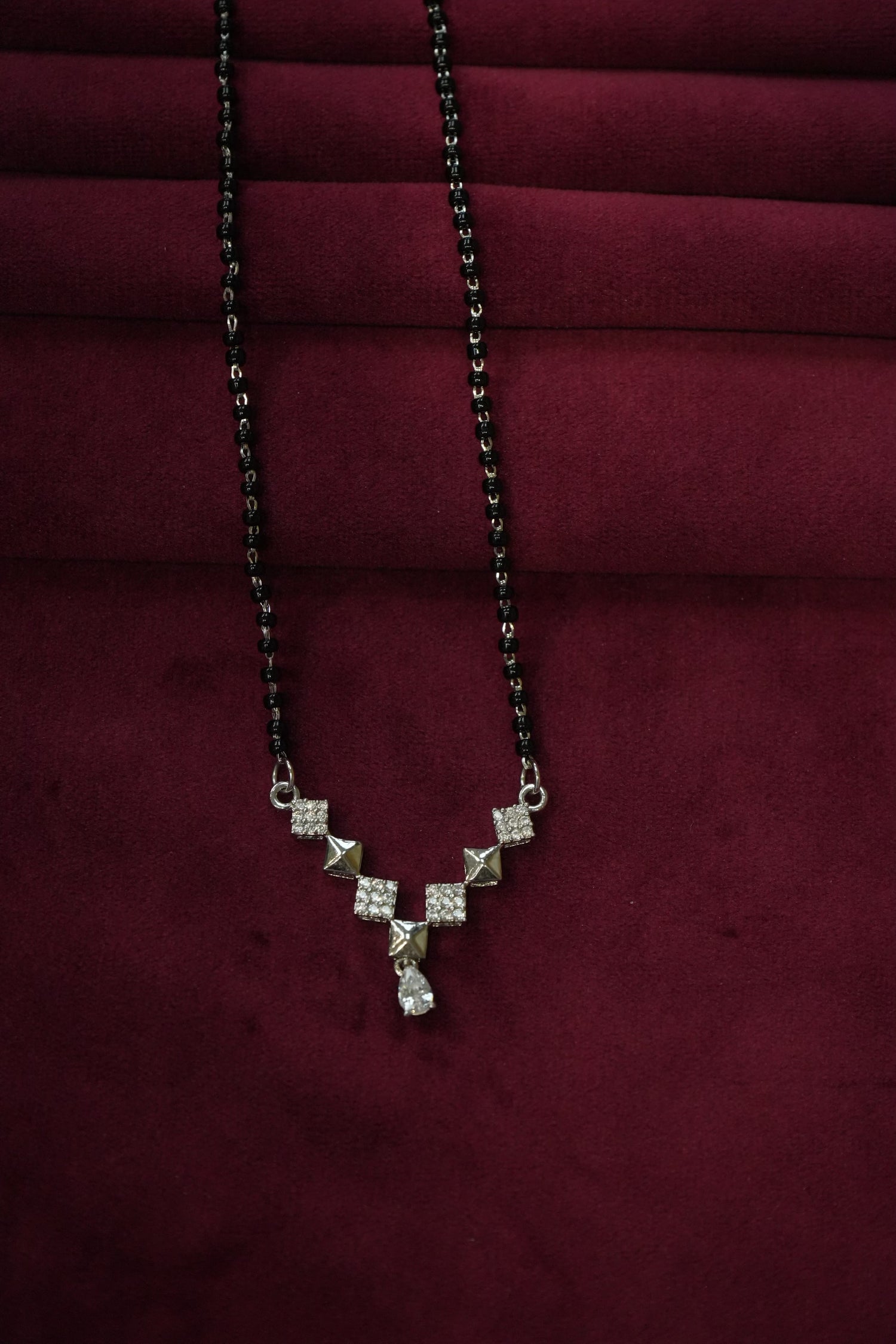 SILVER MANGALSUTRA MG004