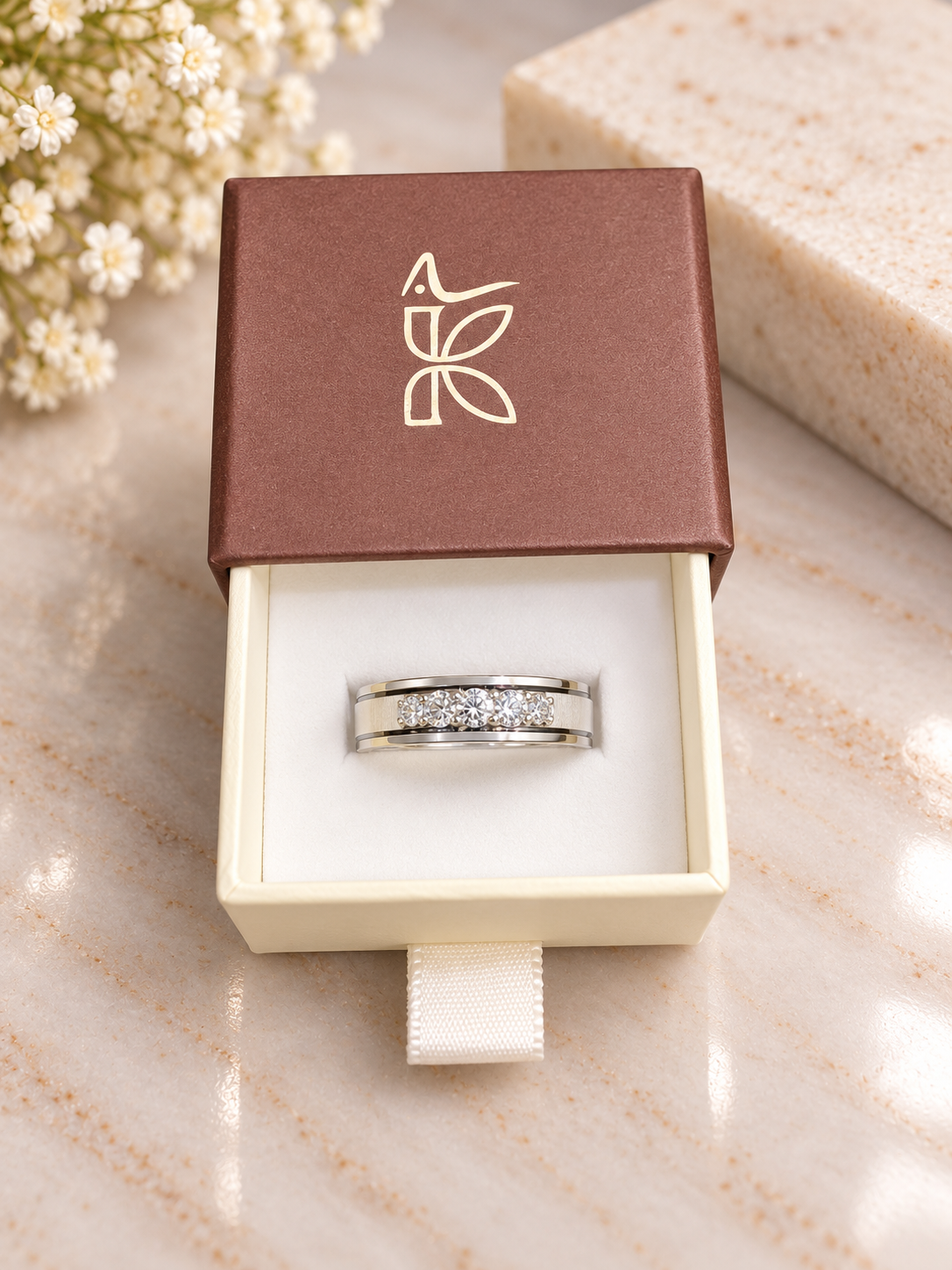 925 SILVER BAND SIZE 10 BR155