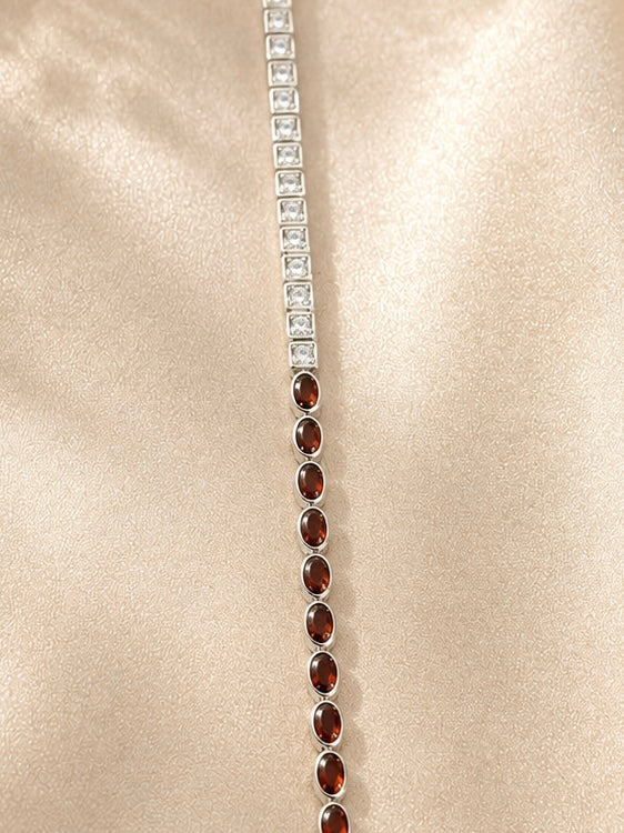 925 SILVER TENNIS BRACELET GB111