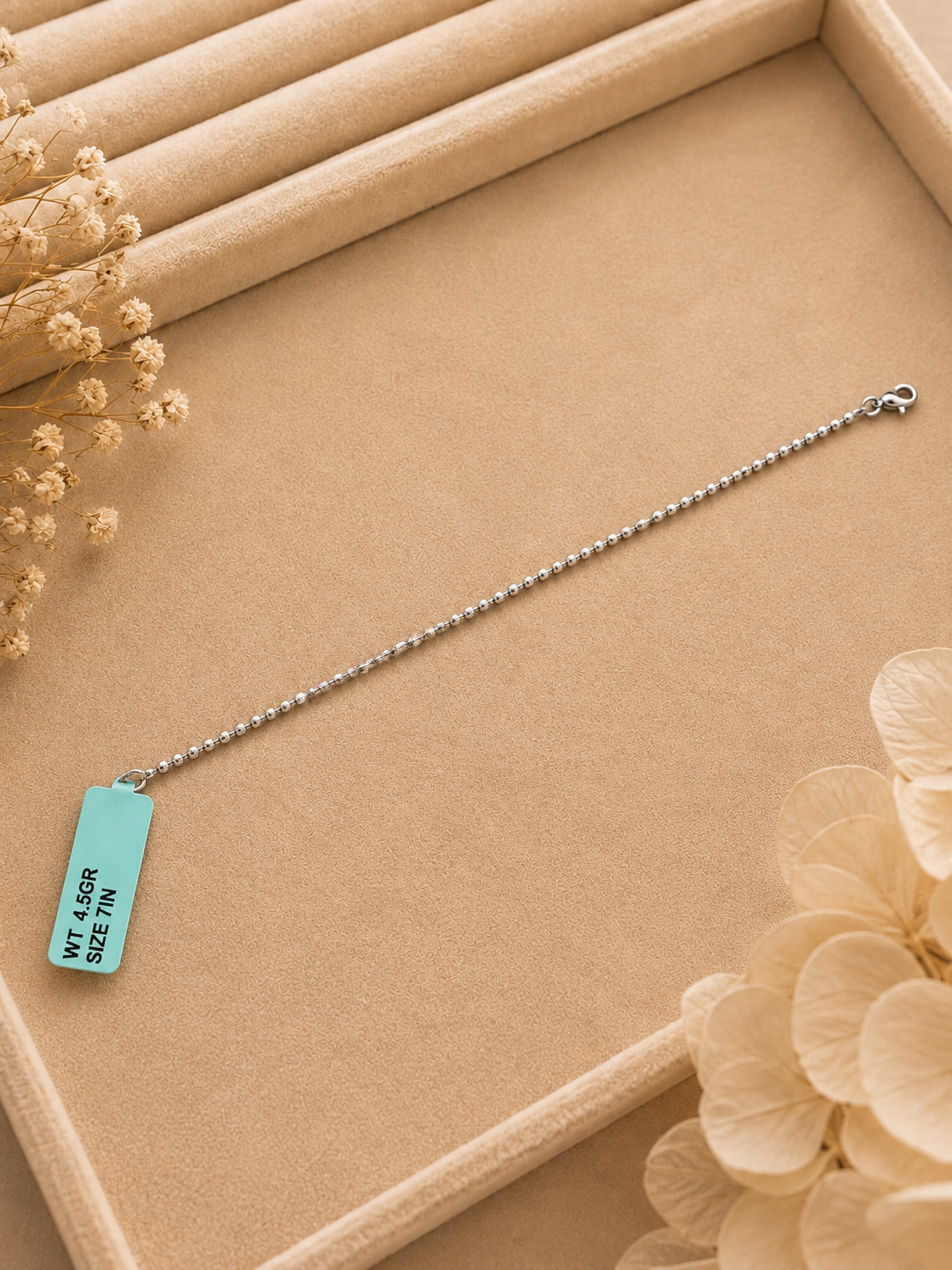 925 SILVER CHAIN BRACELET GB074