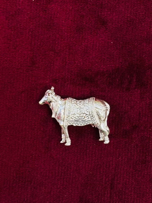 PURE SILVER COW AND CALF PI071