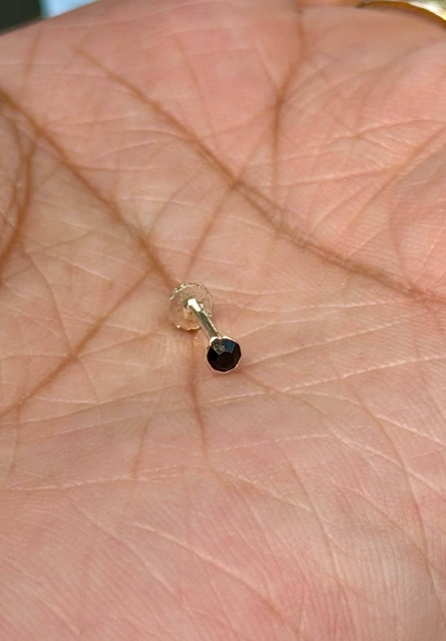 3MM BLACK NOSE PIN