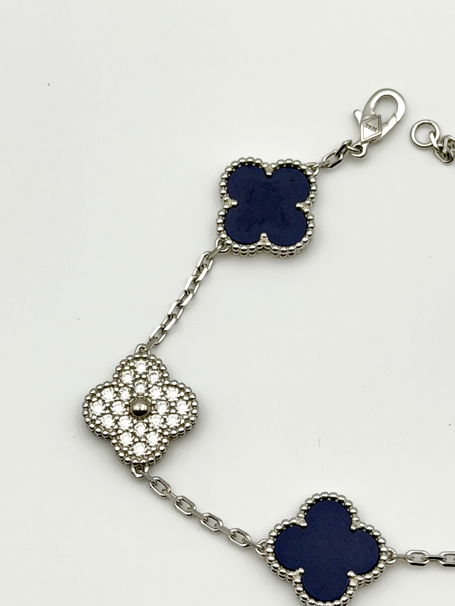 SILVER MOISSANITE BRACELET 5876