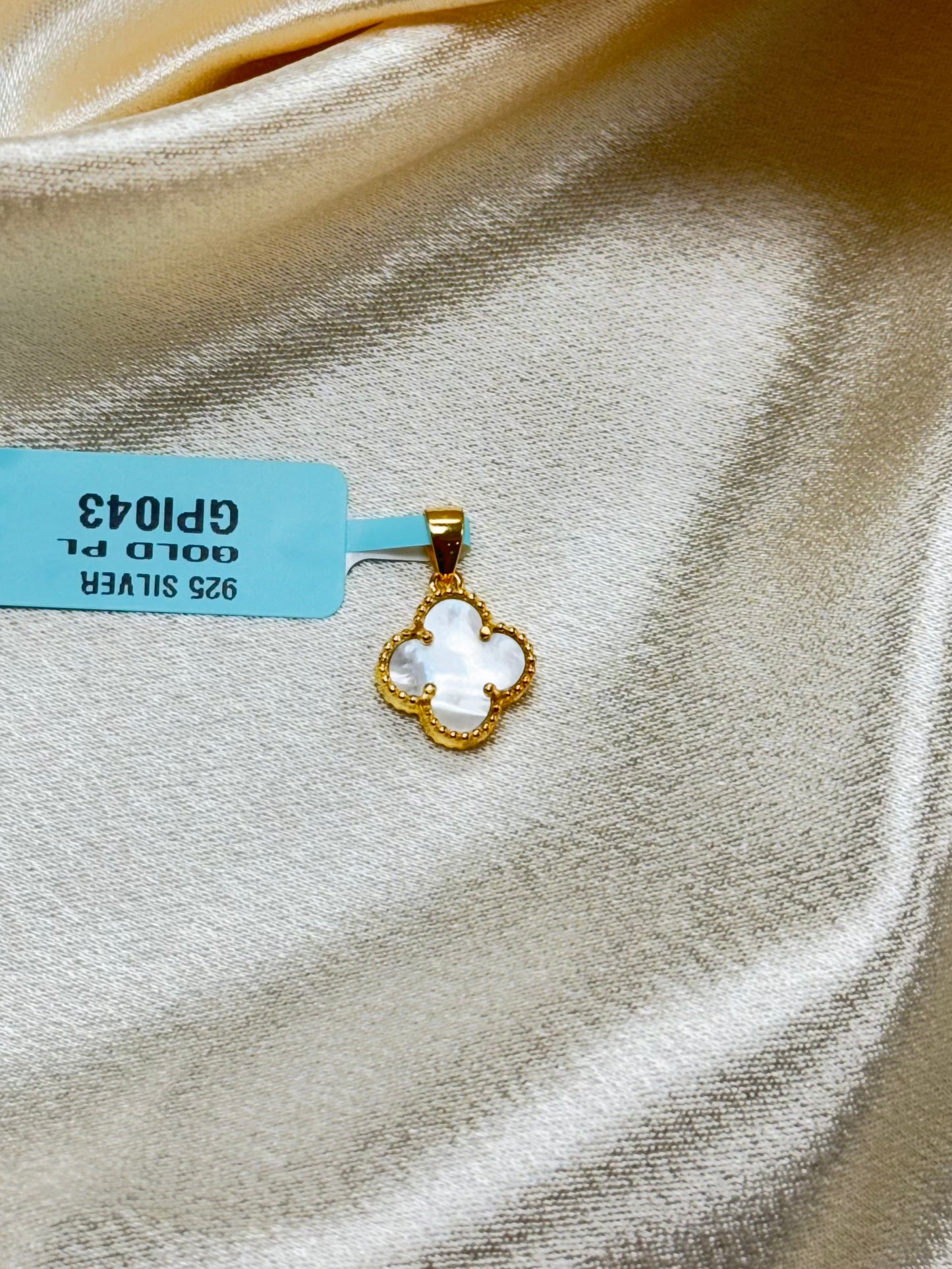 SILVER GOLD PLATED PENDANT GPI043