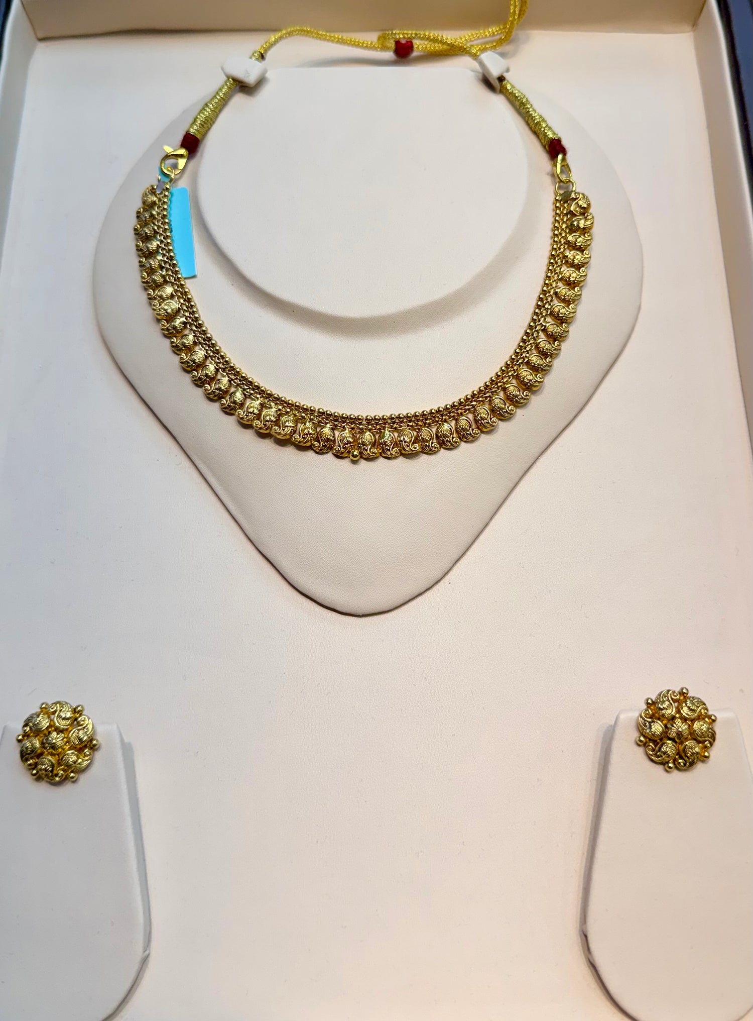 GOLD PLATED SARDARI SET 18gr