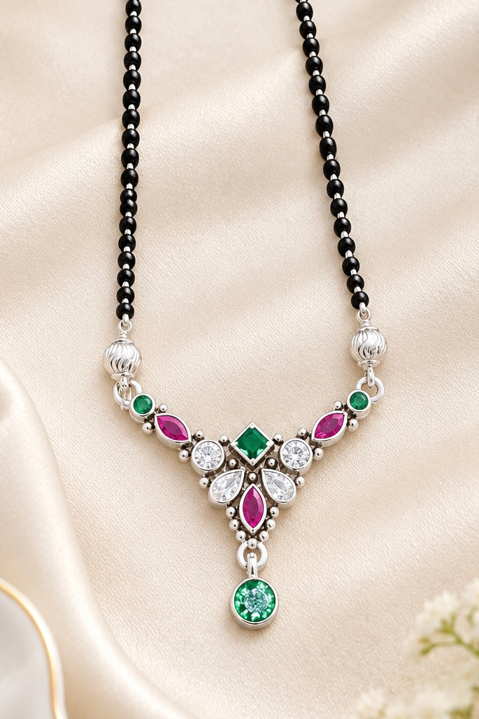 925 SILVER MANGALSUTRA MG008