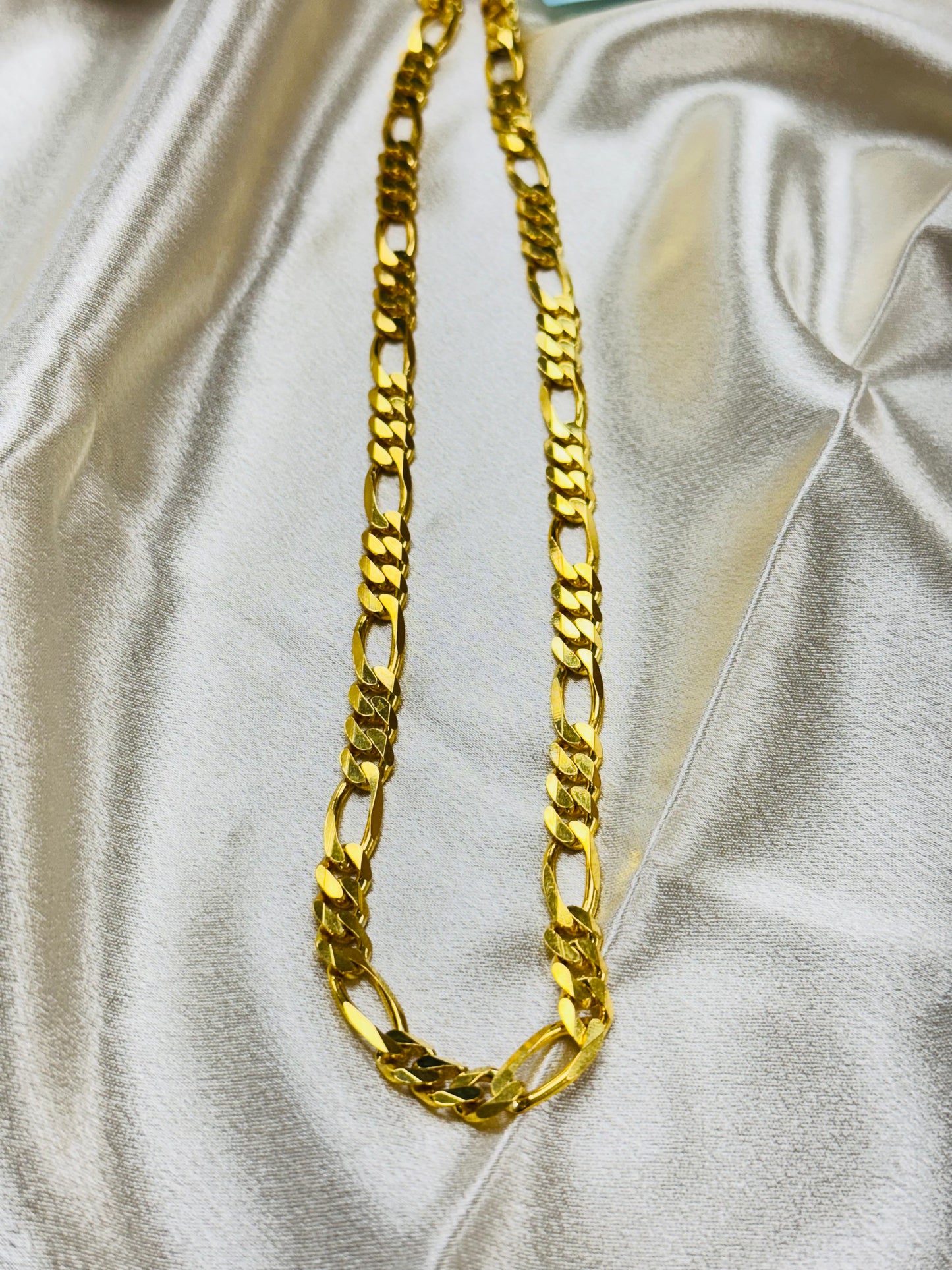 BOYS SILVER GOLD PLATED CHAIN GPI031