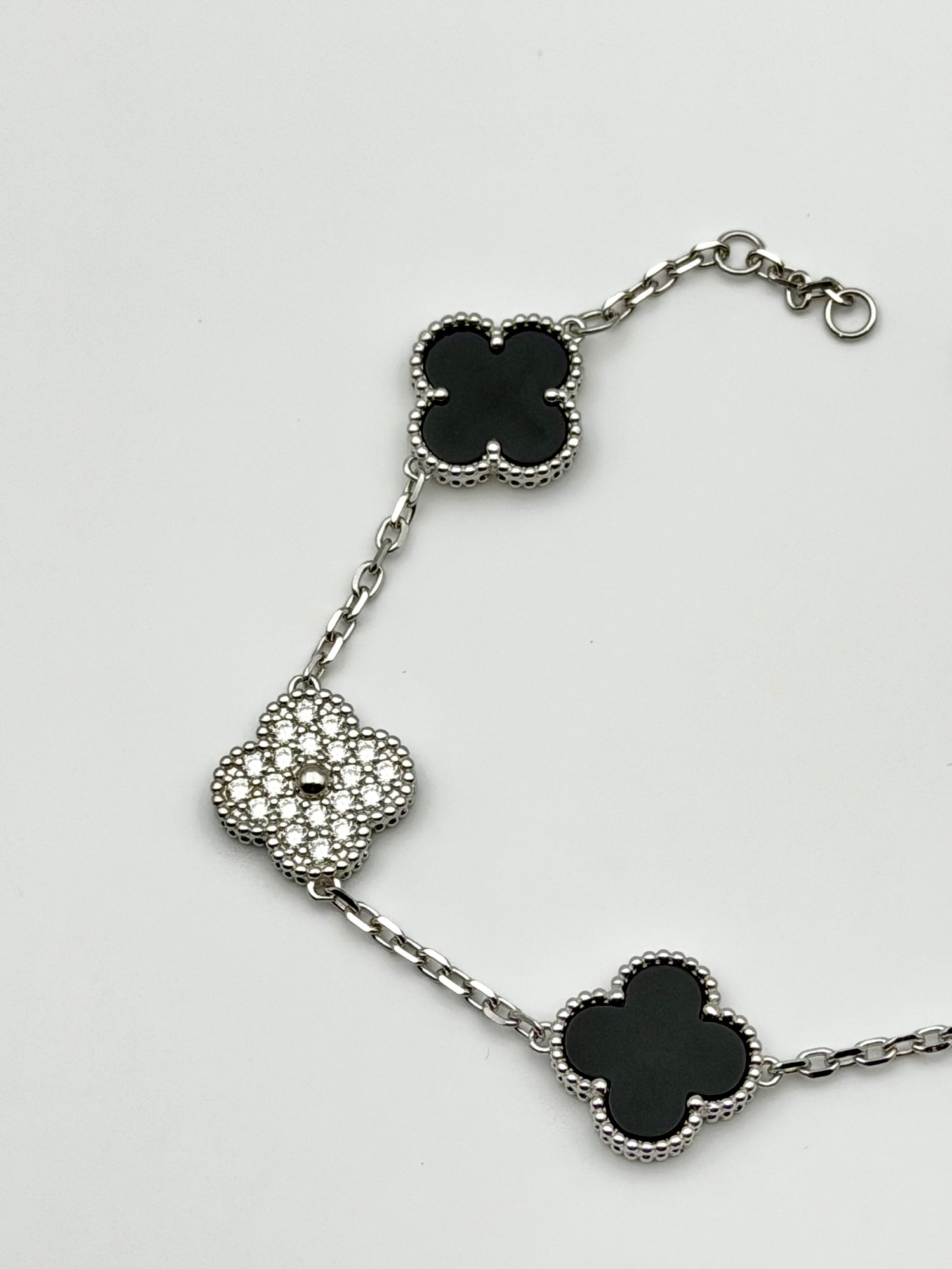SILVER MOISSANITE BRACELET 5887