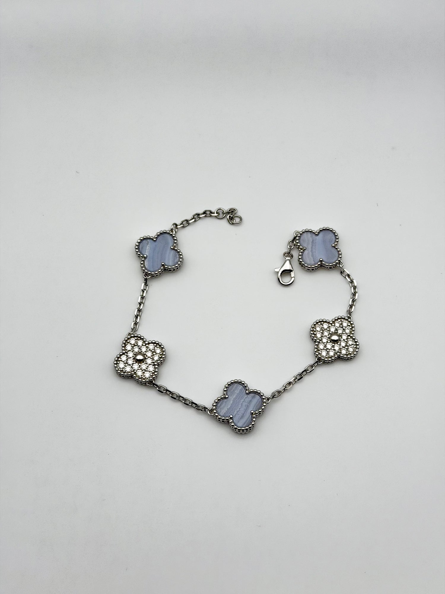 SILVER MOISSANITE BRACELET 5869