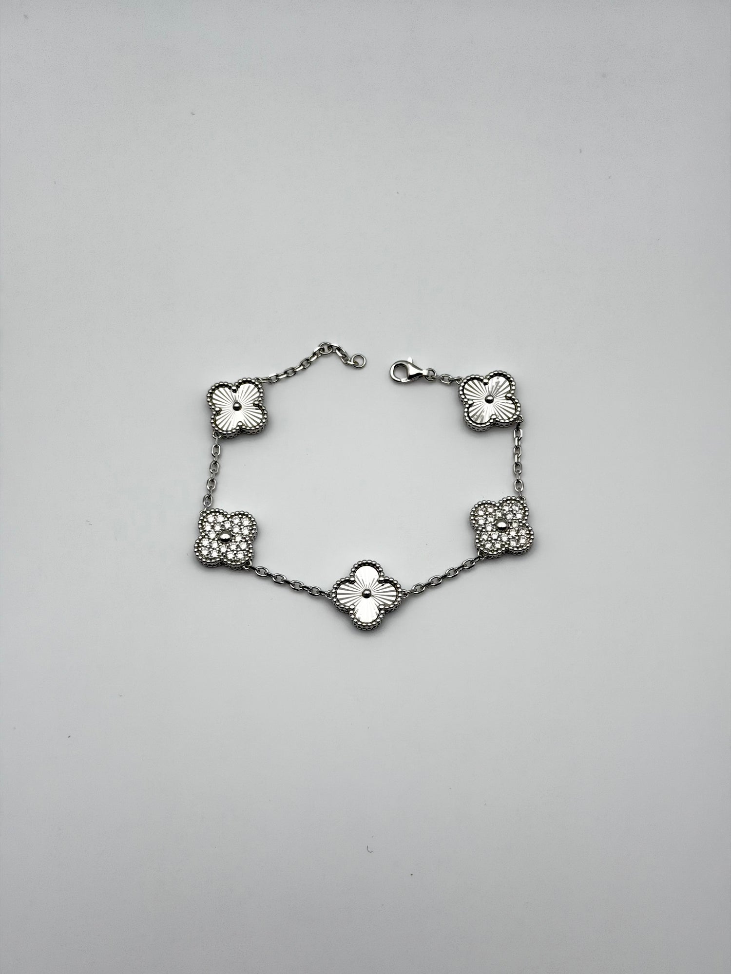SILVER MOISSANITE BRACELET 5910