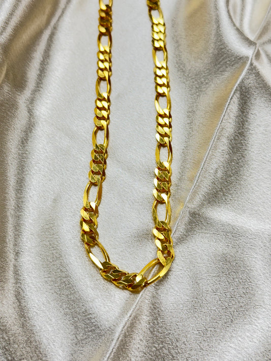 BOYS SILVER GOLD PLATED CHAIN GPI031