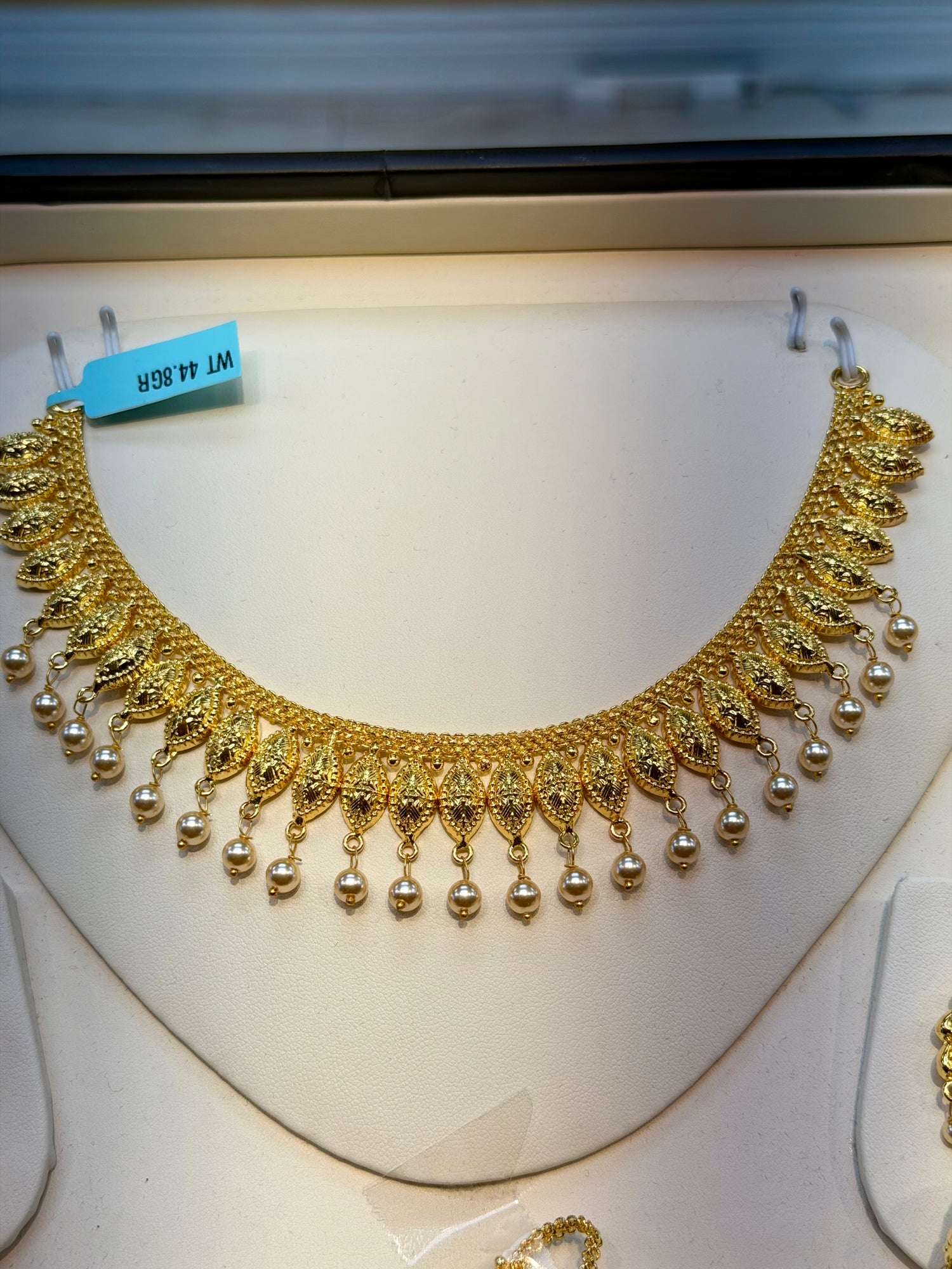 GOLD PLATED JHUMKI SET 44.8gr