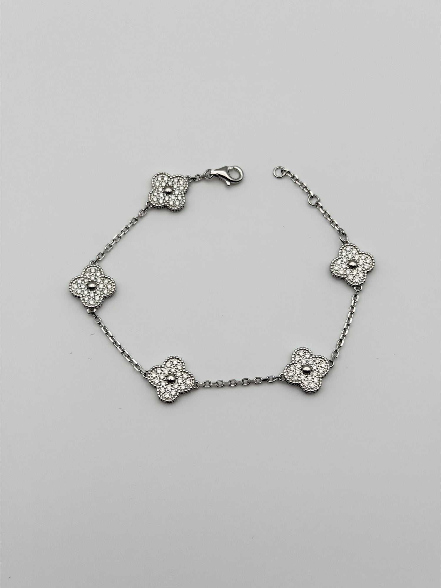 SILVER FULLY MOISSANITE BRACELET 5884