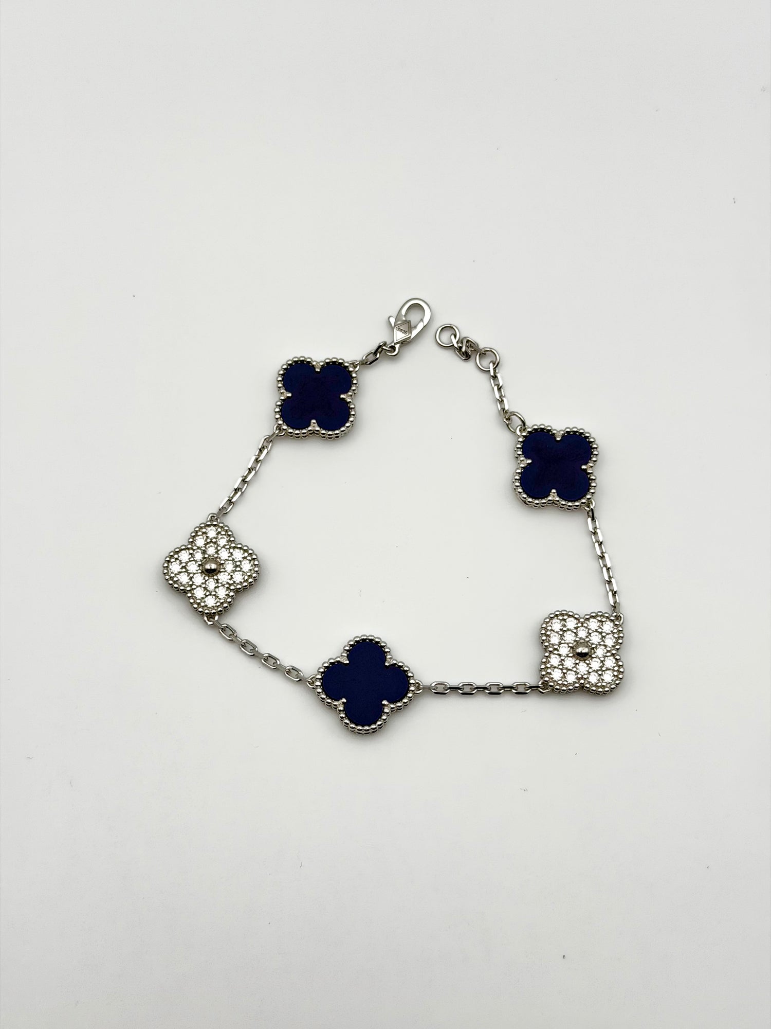 SILVER MOISSANITE BRACELET 5876