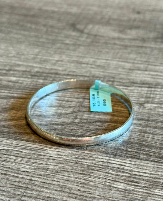 PURE SILVER PLAIN KADDA PK057