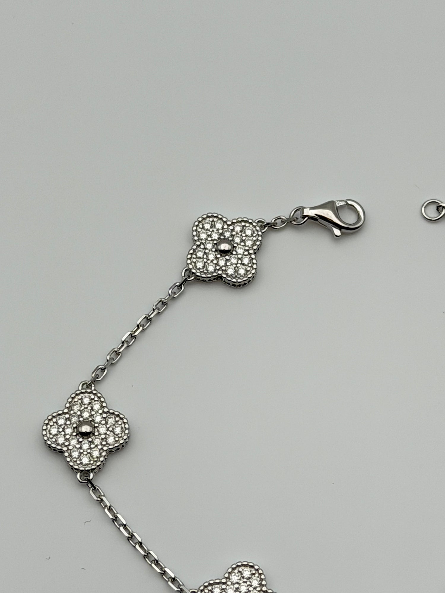 SILVER FULLY MOISSANITE BRACELET 5884