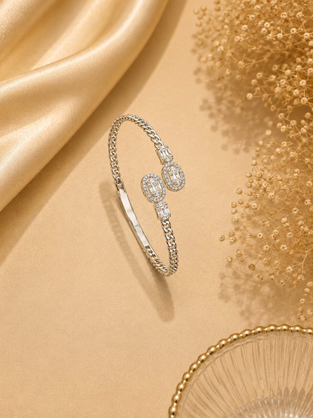 925 SILVER BANGLE BRACELET GB196