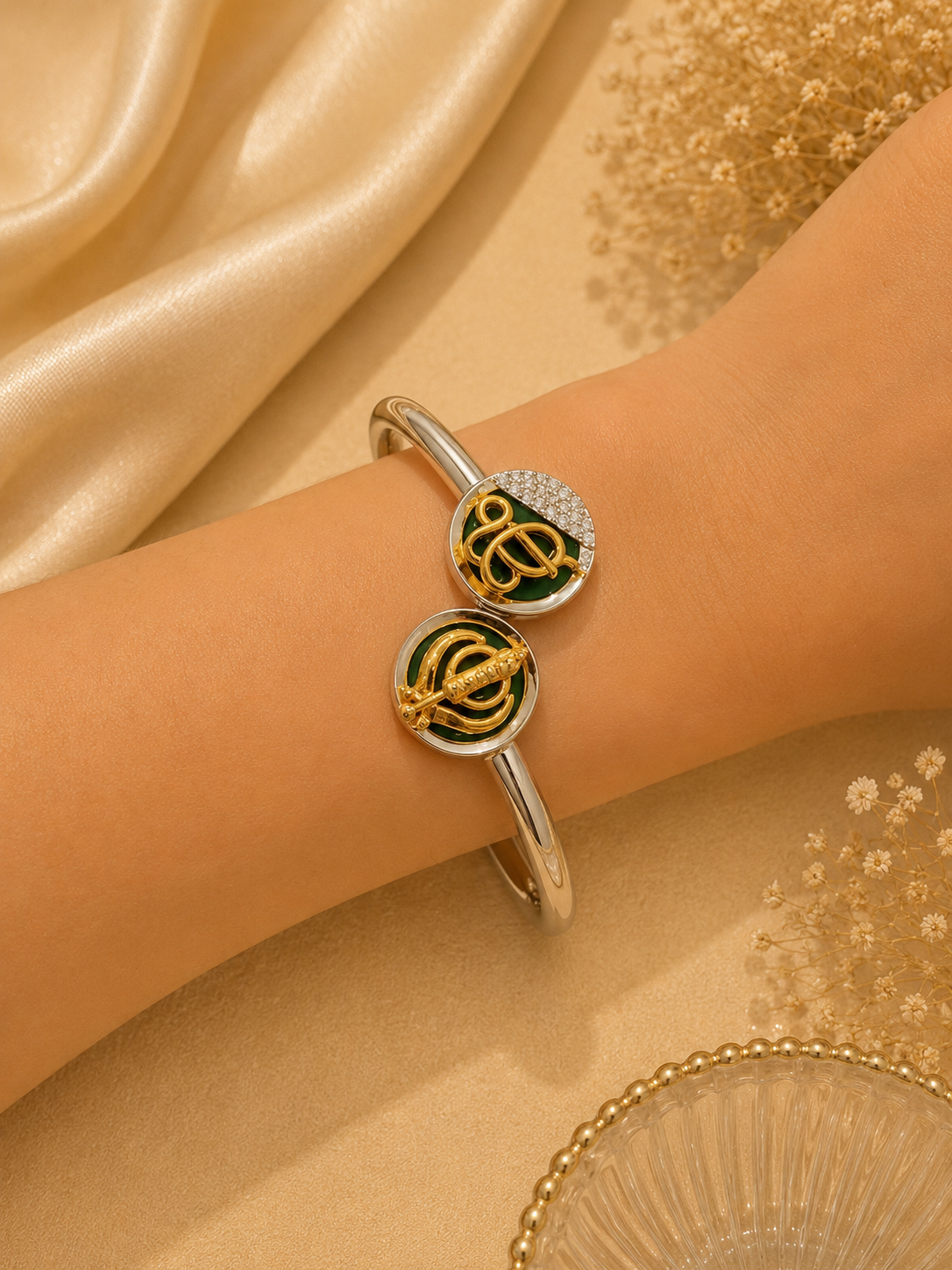 925 SILVER BANGLE BRACELET GB197