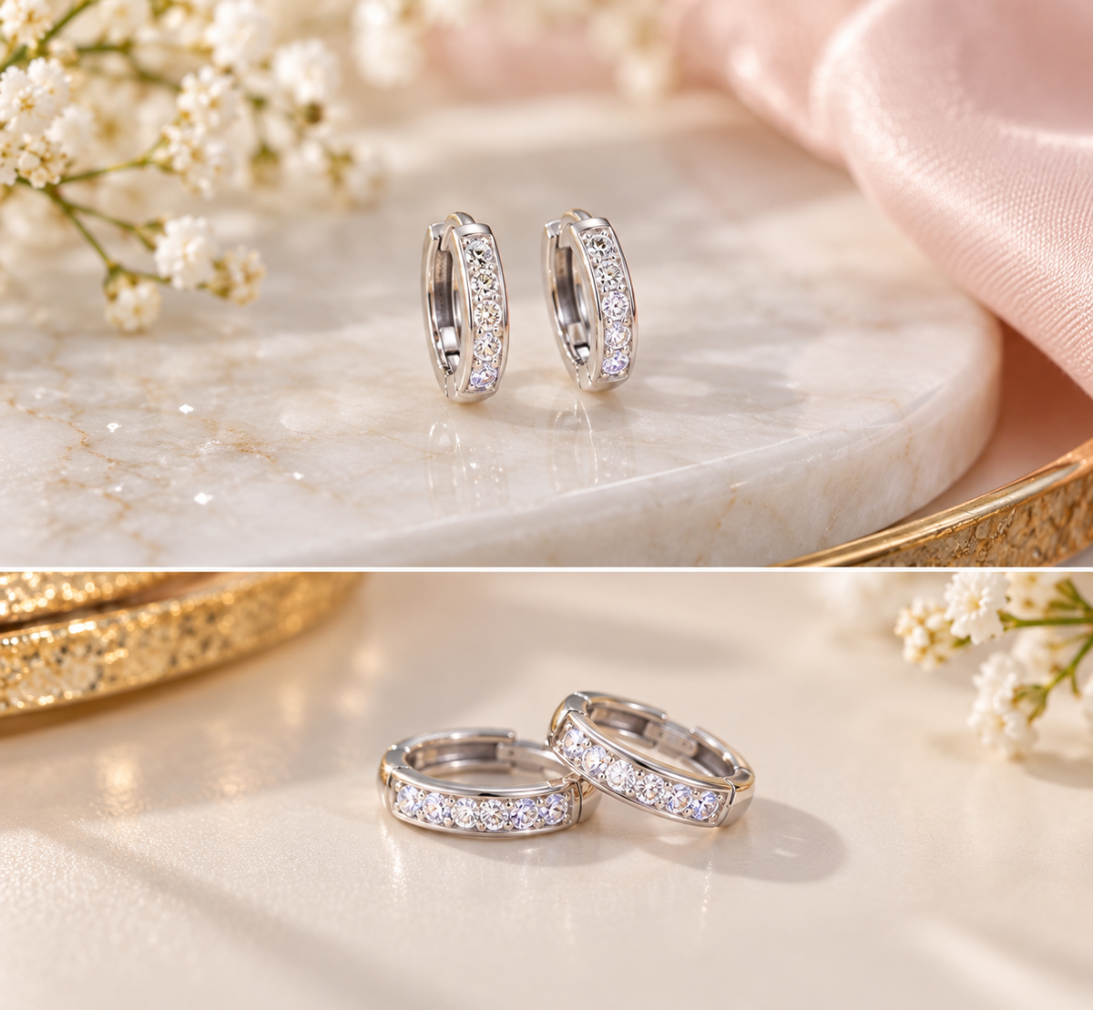 925 SILVER HOOPS GH095